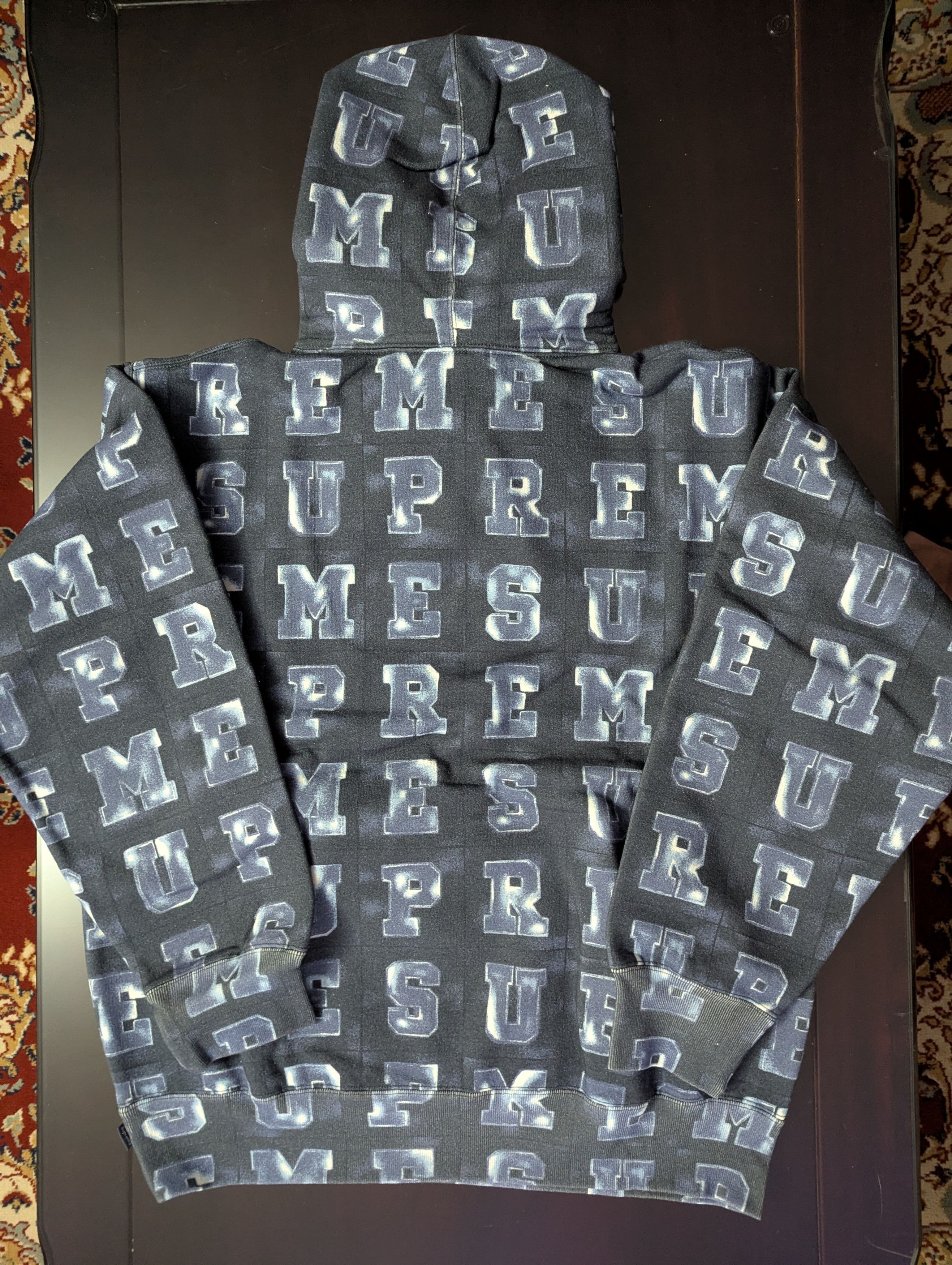 Supreme Supreme Blocks Hooded Sweatshirt Size US M / EU 48-50 / 2 - 2 Thumbnail