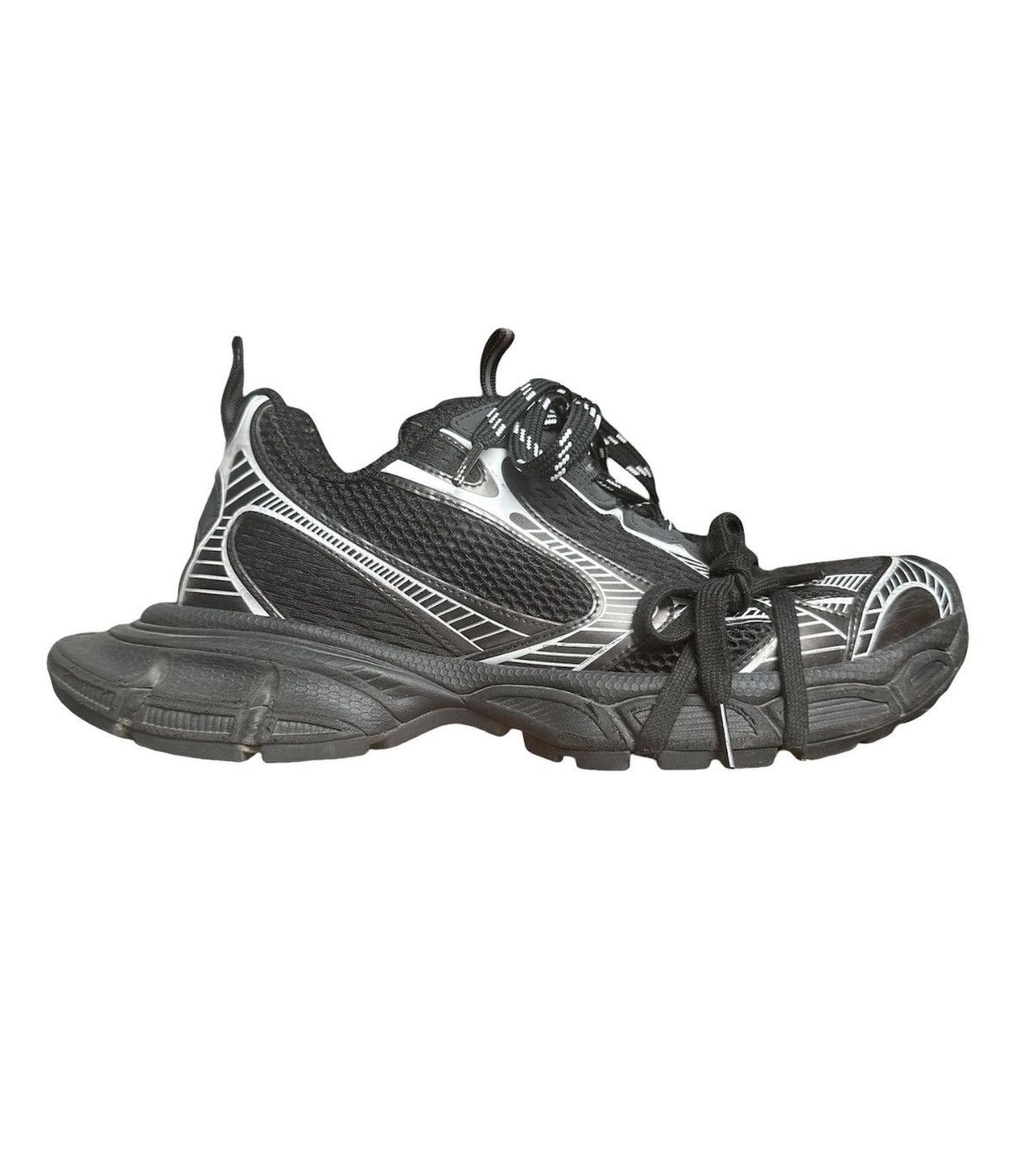 Balenciaga Balenciaga 3XL black / silver 43 Size US 10 / EU 43 - 1 Thumbnail