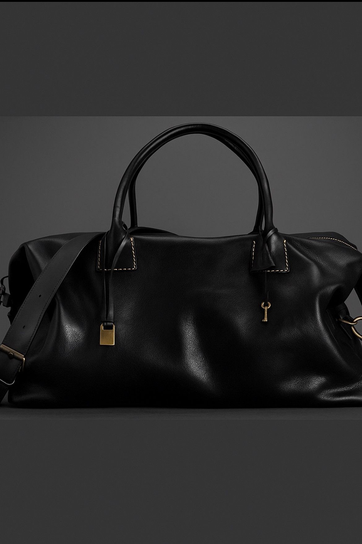 John Varvatos Vachetta Leather Duffle Bag Size ONE SIZE - 1 Thumbnail