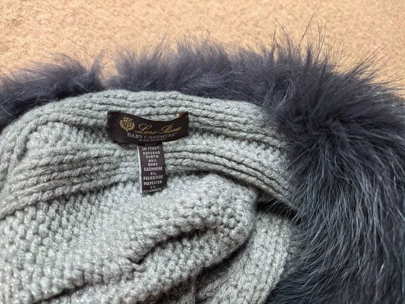 Loro Piana LORO PIANA Cotton baby cashmere scarf Size ONE SIZE - 4 Thumbnail
