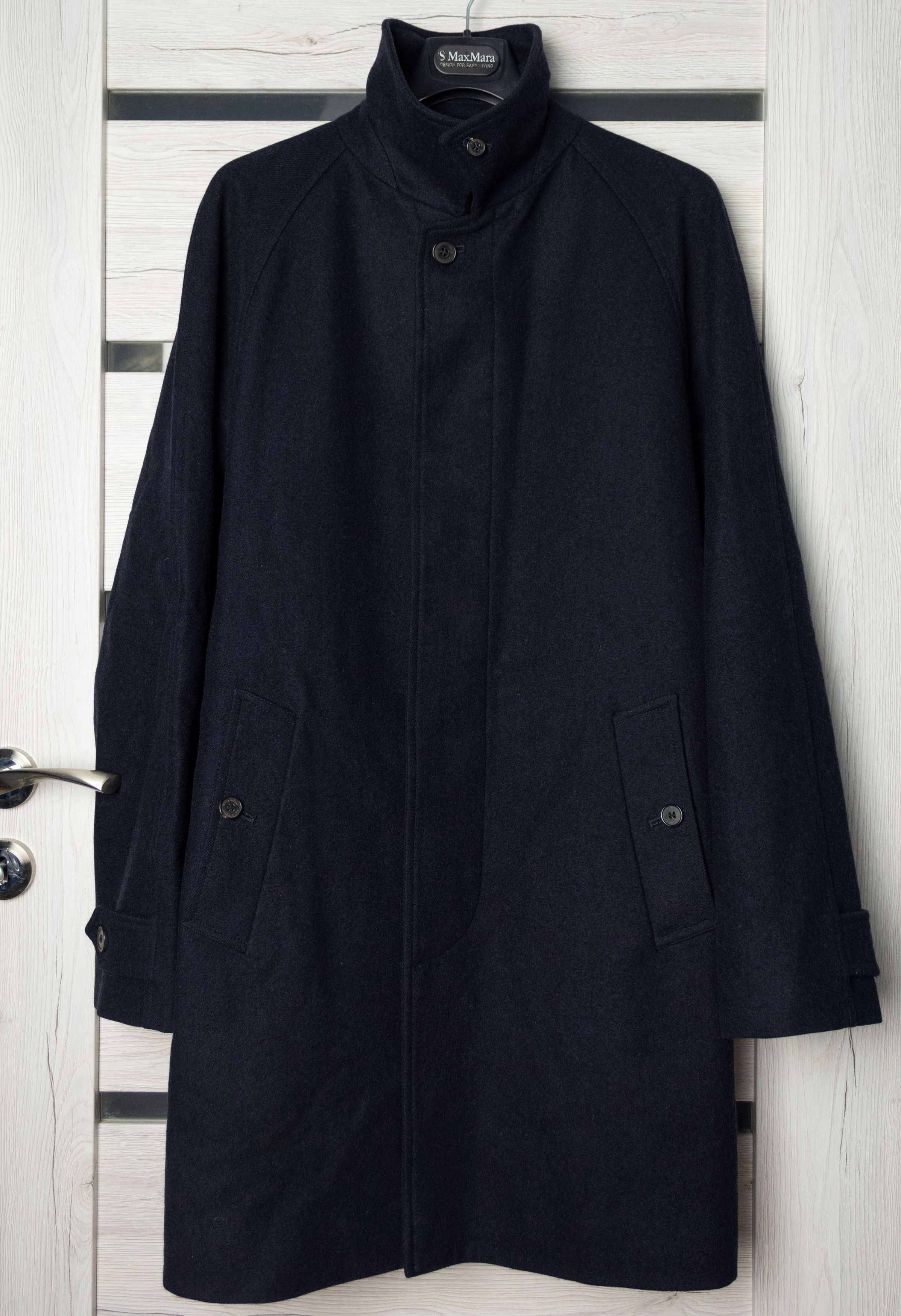 Mackintosh MACKINTOSH fox brother navy wool coat Classic Size US M / EU 48-50 / 2 - 6 Thumbnail