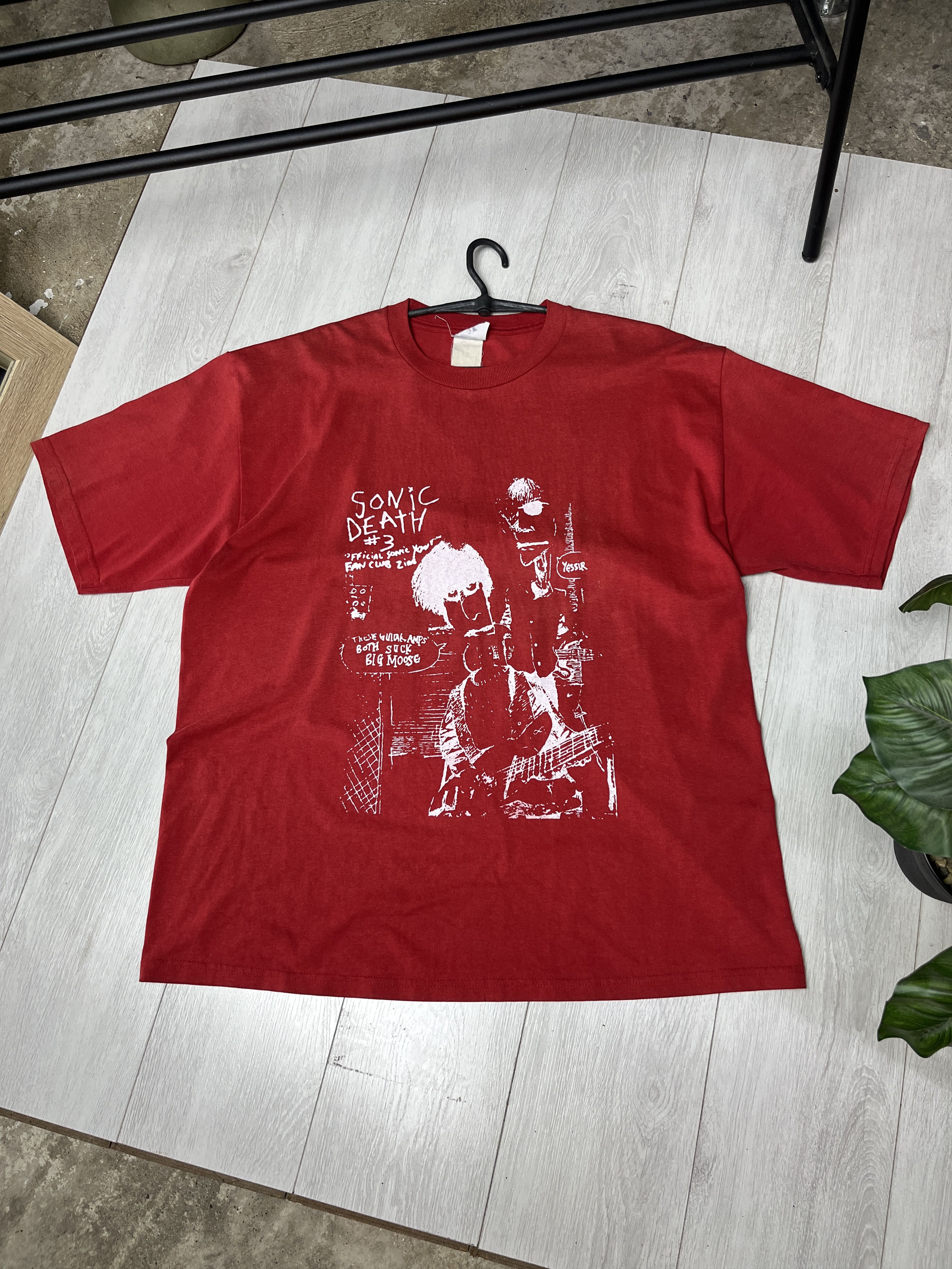 Vintage 1990s VINTAGE SONIC YOUTH "SONIC DEATH 3" JERZEES TEE - 854 Size US XL / EU 56 / 4 - 1 Thumbnail