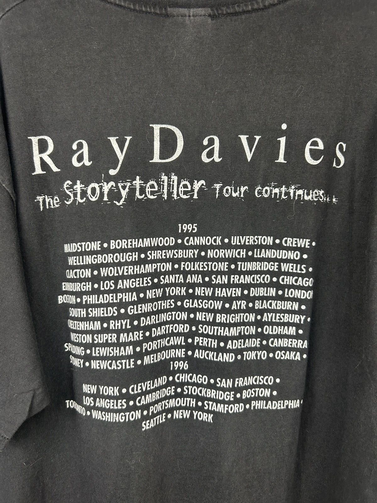 Band Tees × Vintage Vintage The Kinks Ray Davies 1996 Tour T Shirt Size US XL / EU 56 / 4 - 17 Thumbnail