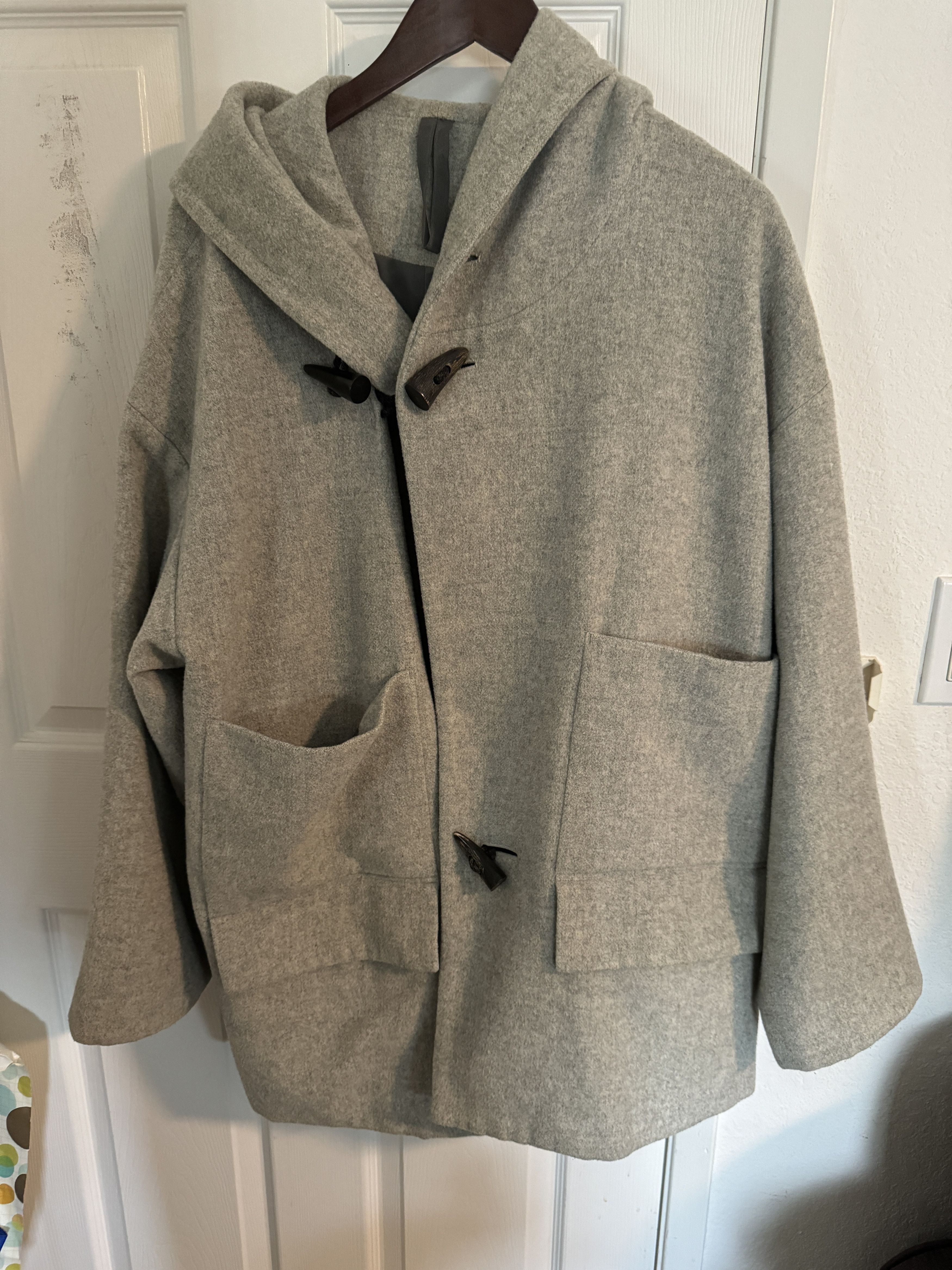 Edwina Horl oversized duffle coat jacket Size US L / EU 52-54 / 3 - 2 Thumbnail