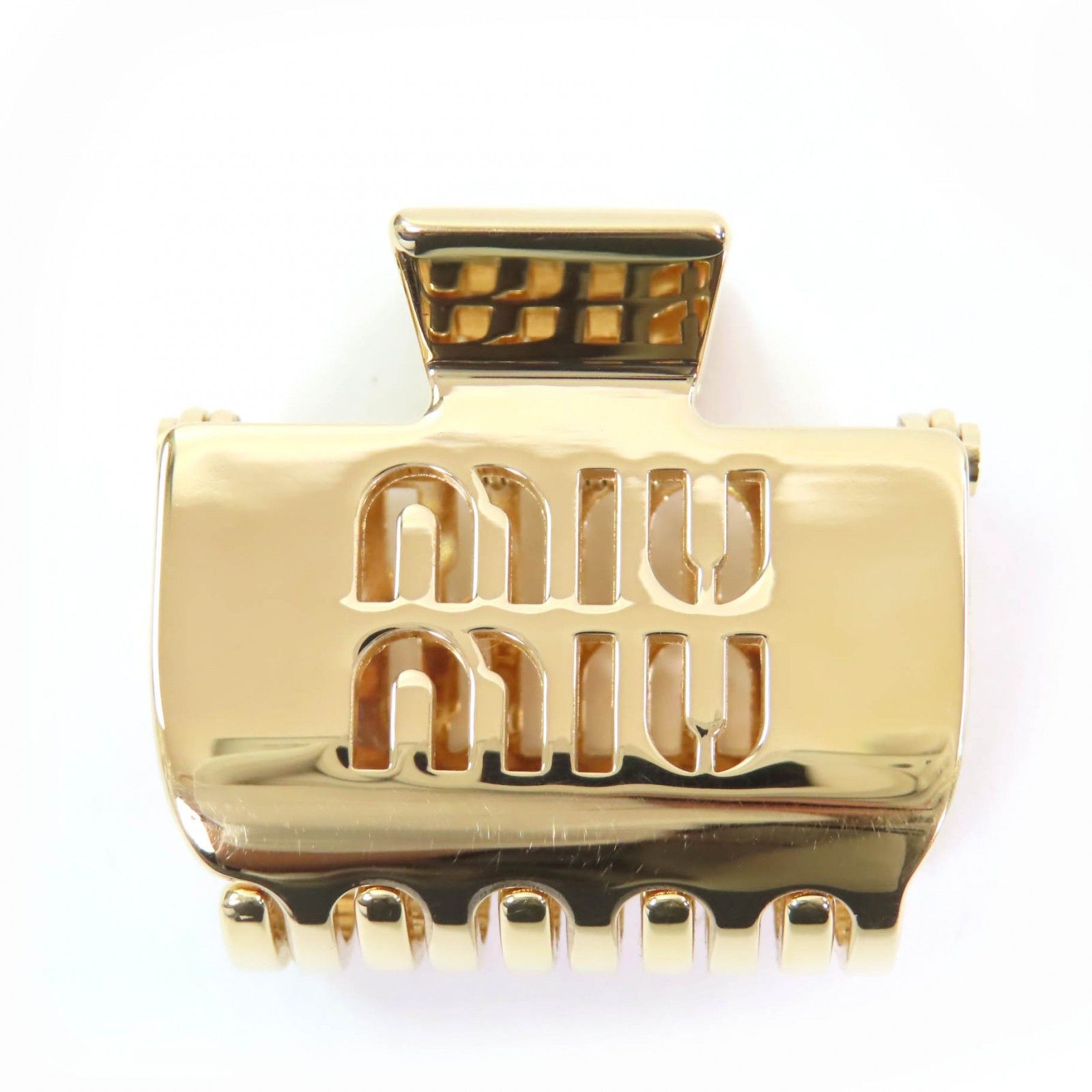 Miu Miu Miu Miu MiuMiu Logo Metal Claw Clip Metal Other 5IF142 Size ONE SIZE - 1 Thumbnail