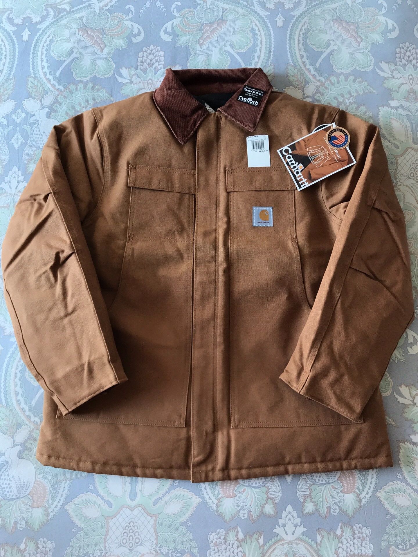 Carhartt Carhartt C03 Brown Canvas Jacket Size US S / EU 44-46 / 1 - 1 Thumbnail