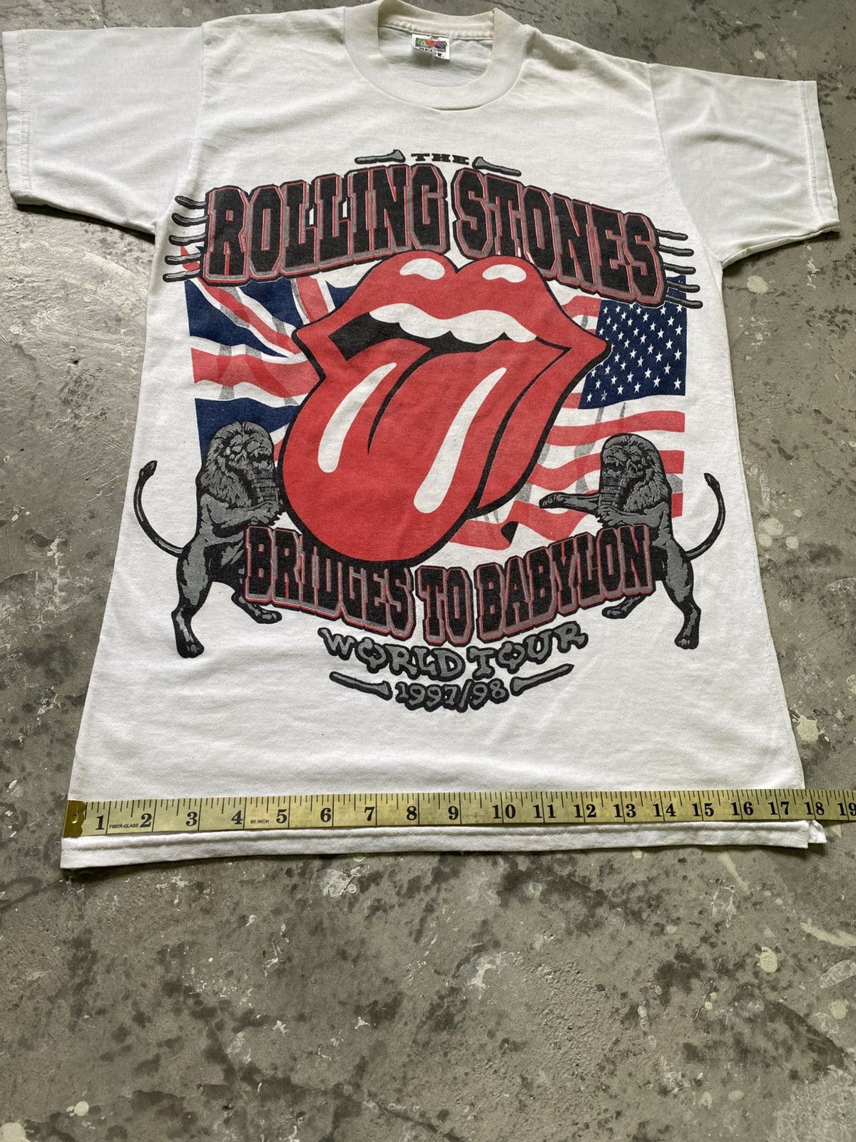 The Rolling Stones Vintage 90s The Rolling Stones Bridges To Babylon Album Tour Size US S / EU 44-46 / 1 - 12 Thumbnail