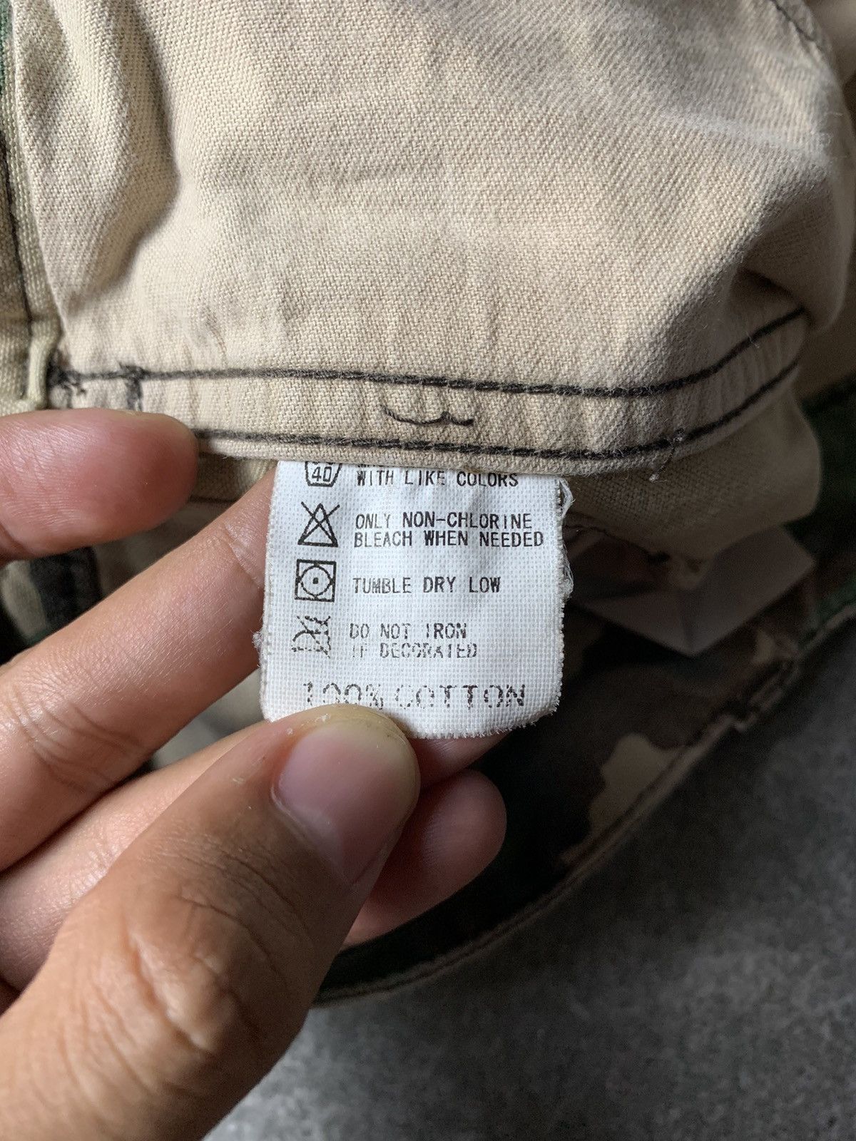 GOODENOUGH 2000s Goodenough Camouflage Cargo Pants Size US 30 / EU 46 - 6 Thumbnail