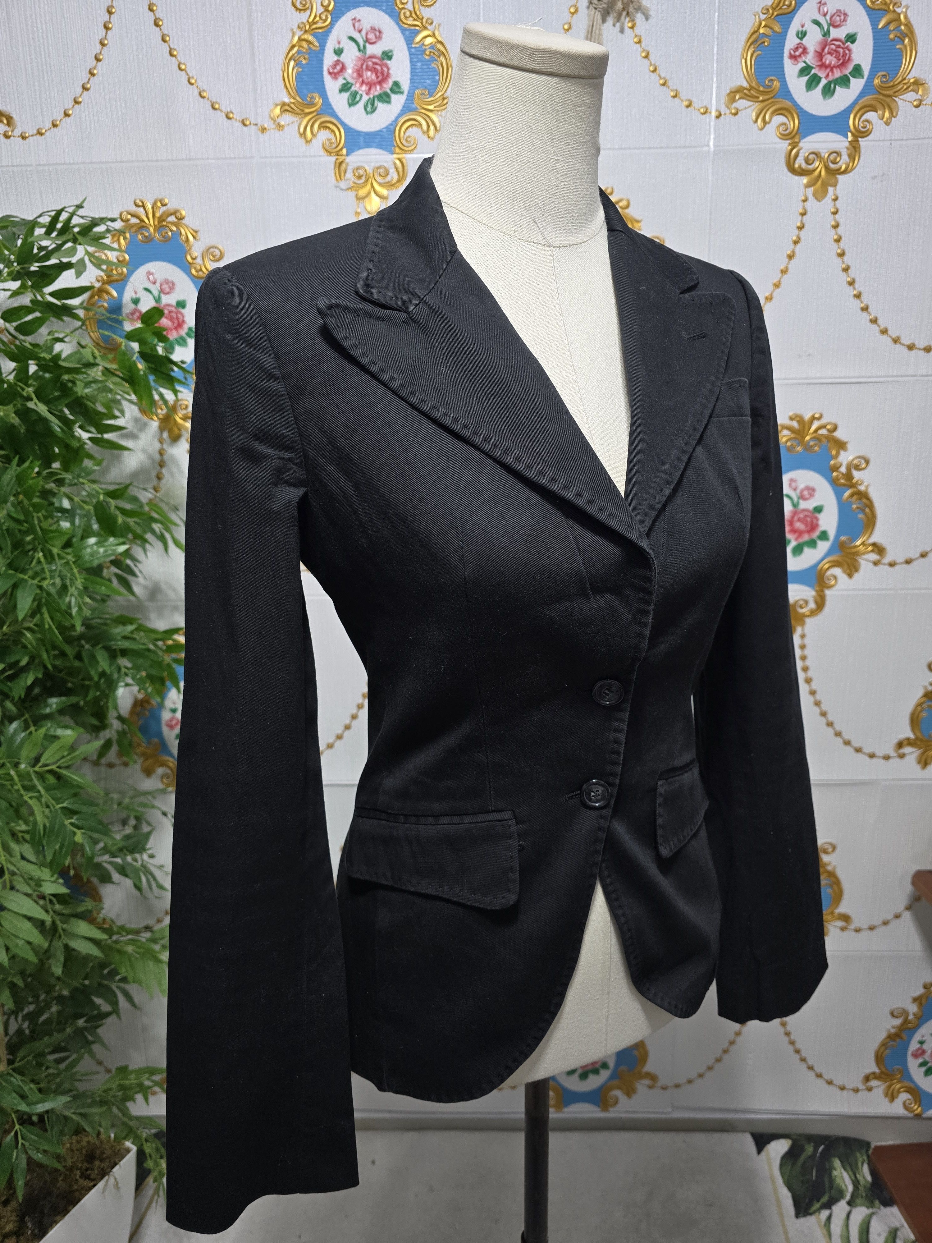 Dolce & Gabbana DOLCE & GABBANA blazer Black ,VINTAGE, WOMEN'S SMALL Size S / US 4 / IT 40 - 13 Thumbnail