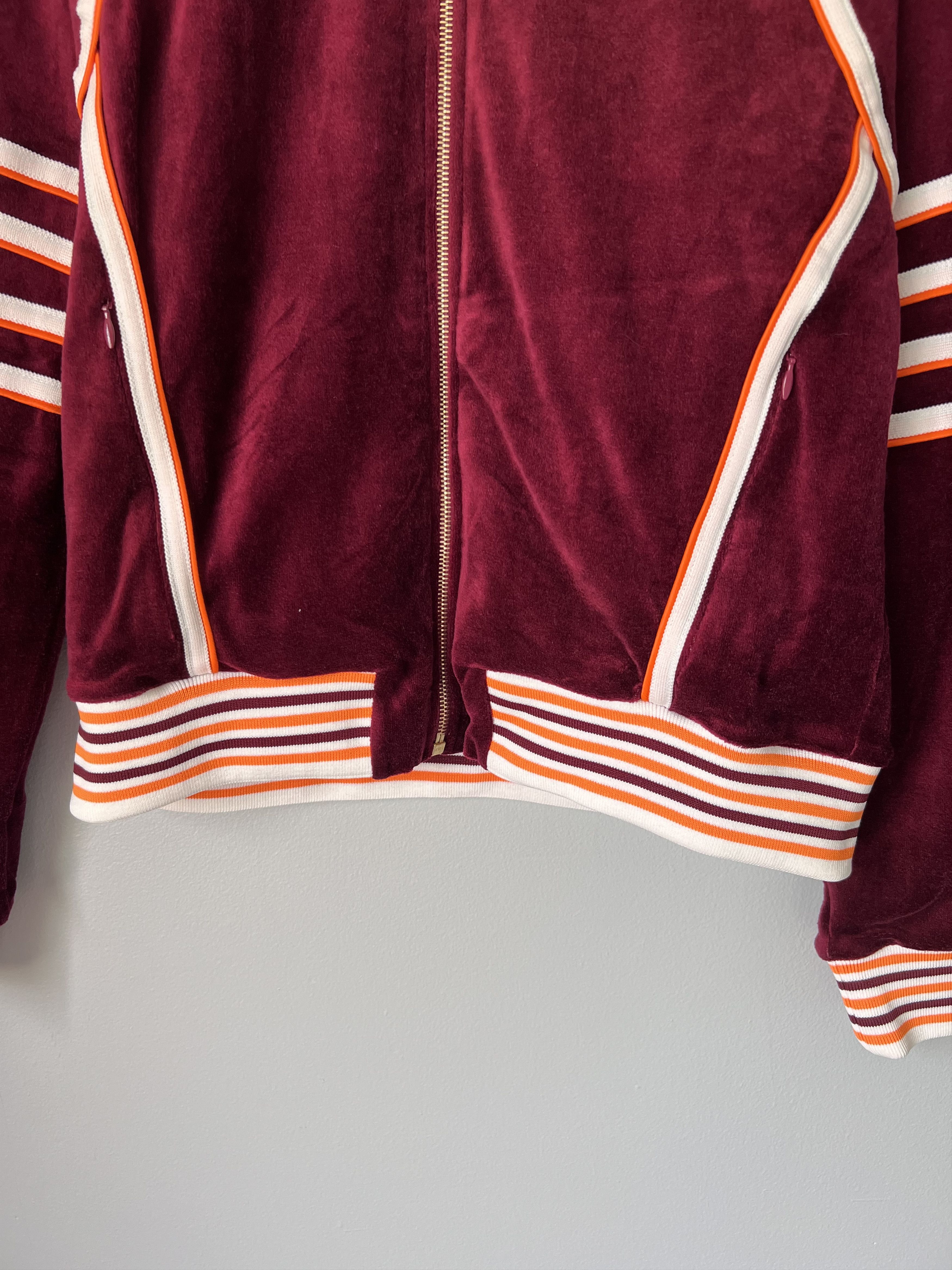Casablanca Casablanca Racing Velout Tracksuit Top in Burgundy Size US M / EU 48-50 / 2 - 3 Thumbnail
