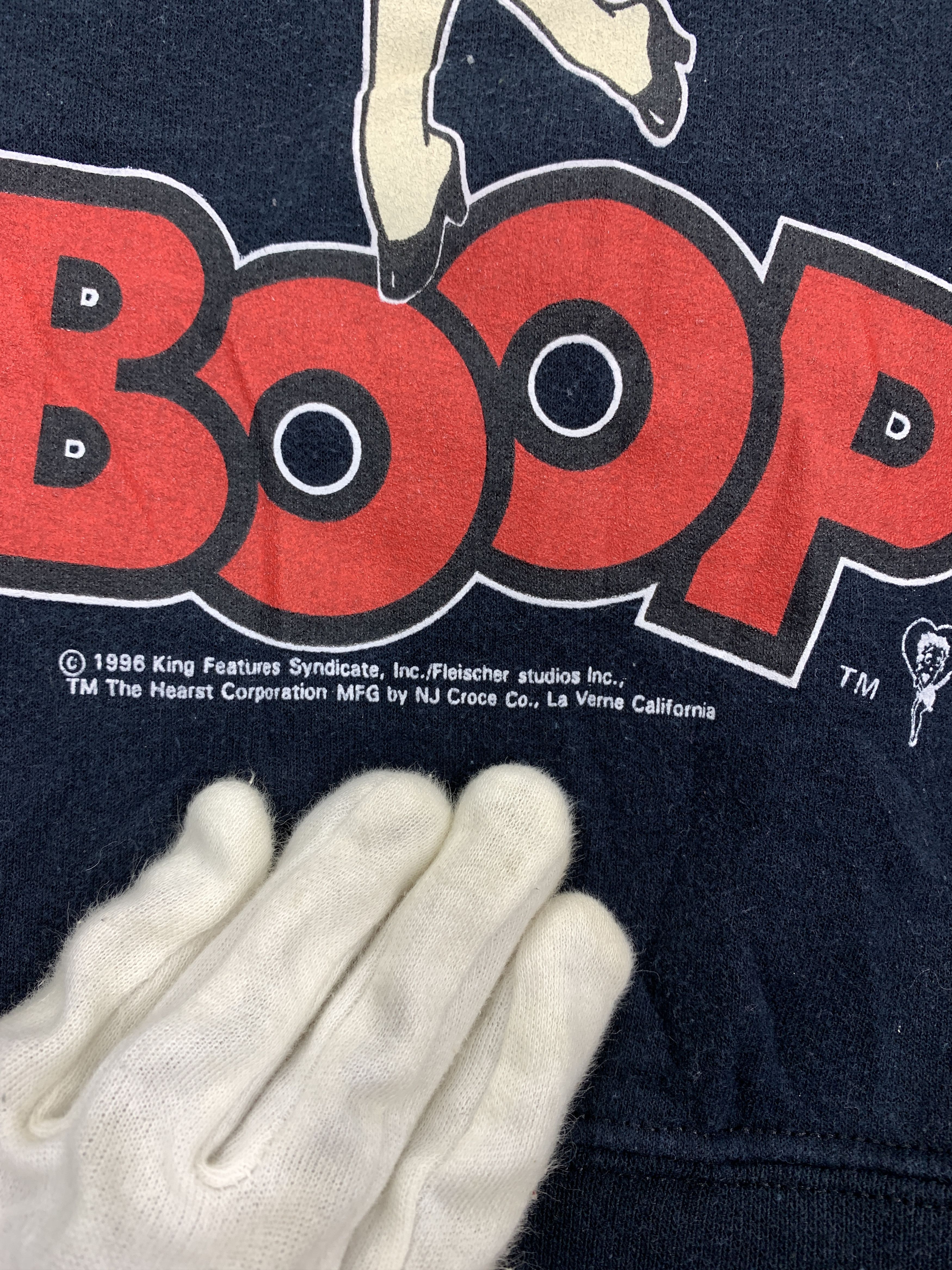 Gildan 1996 Vintage BETTY BOOP Crew Neck Sweatshirt #2117/11 Size US M / EU 48-50 / 2 - 3 Thumbnail