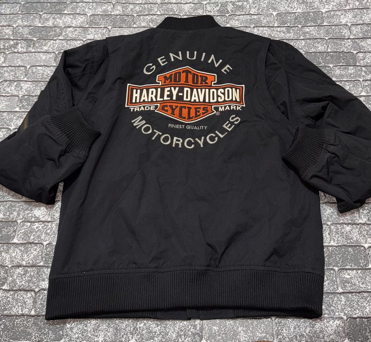 Harley Davidson HOG Harley Davidson Bomber Jacket Hog Signs Size US L / EU 52-54 / 3 - 3 Thumbnail