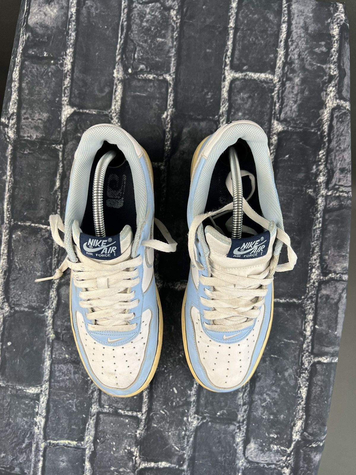 Nike Y2K NIKE Air Force 1 Low Baby Sky Blue & White on Gum Size US 12 / EU 45 - 5 Thumbnail