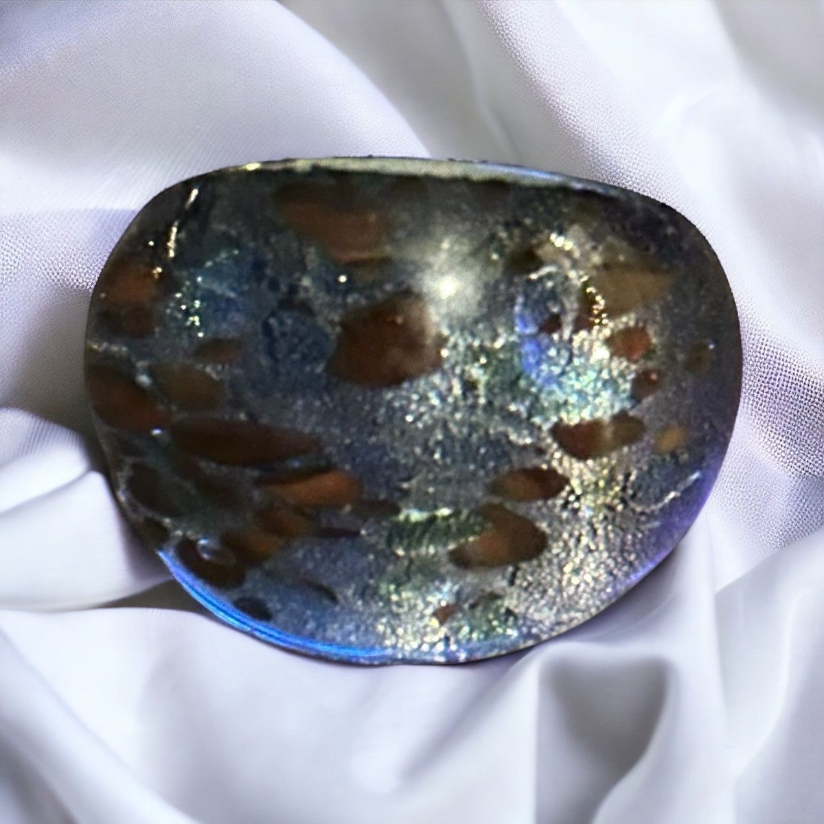 Vintage Vintage Murano glass dome ring Size ONE SIZE - 1 Thumbnail