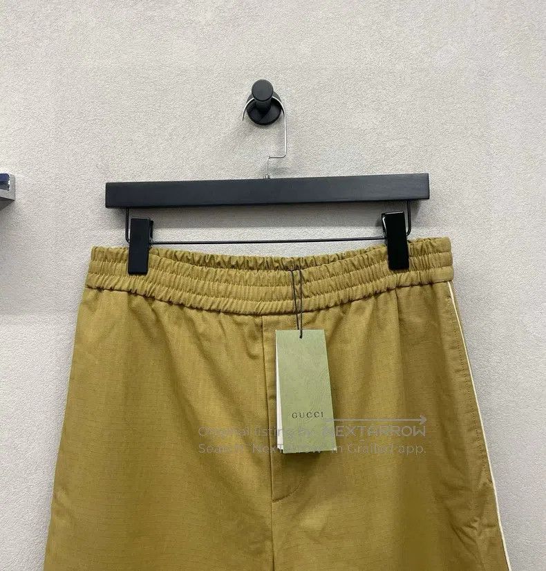 Gucci Gucci Logo letter brown trousers Size US 30 / EU 46 - 2 Thumbnail