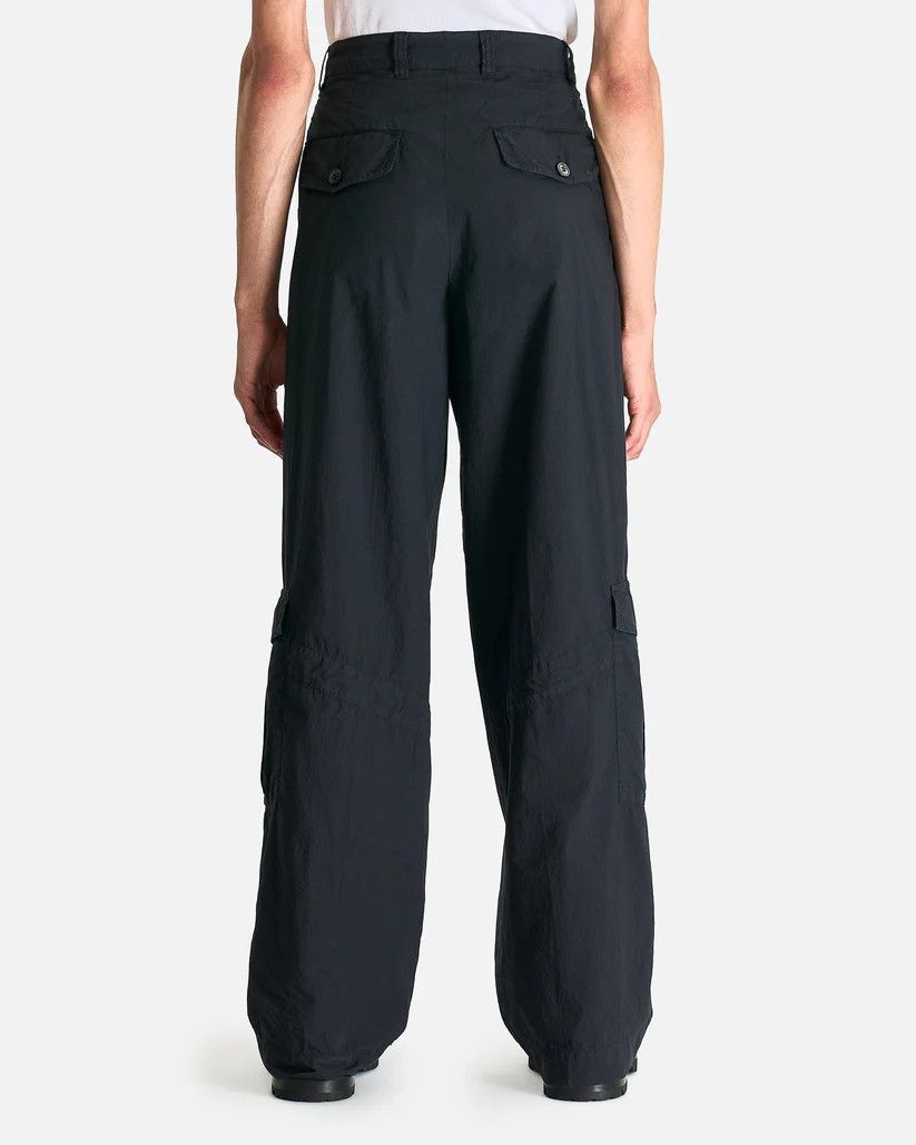 Dries Van Noten o1s1v1r1oon0925 Paxford Tris Gd Pants in Nevy Blue Size US 38 / EU 54 - 3 Thumbnail