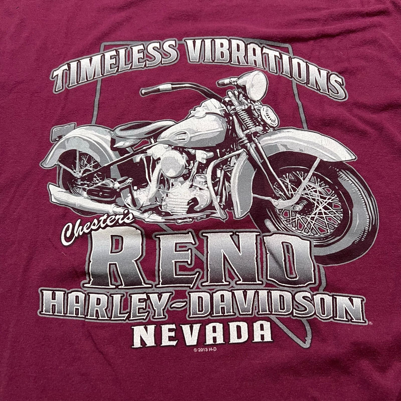 Harley Davidson Harley Davidson Reno Nevada T Shirt Timeless Vibrations Sz L Size US L / EU 52-54 / 3 - 8 Thumbnail