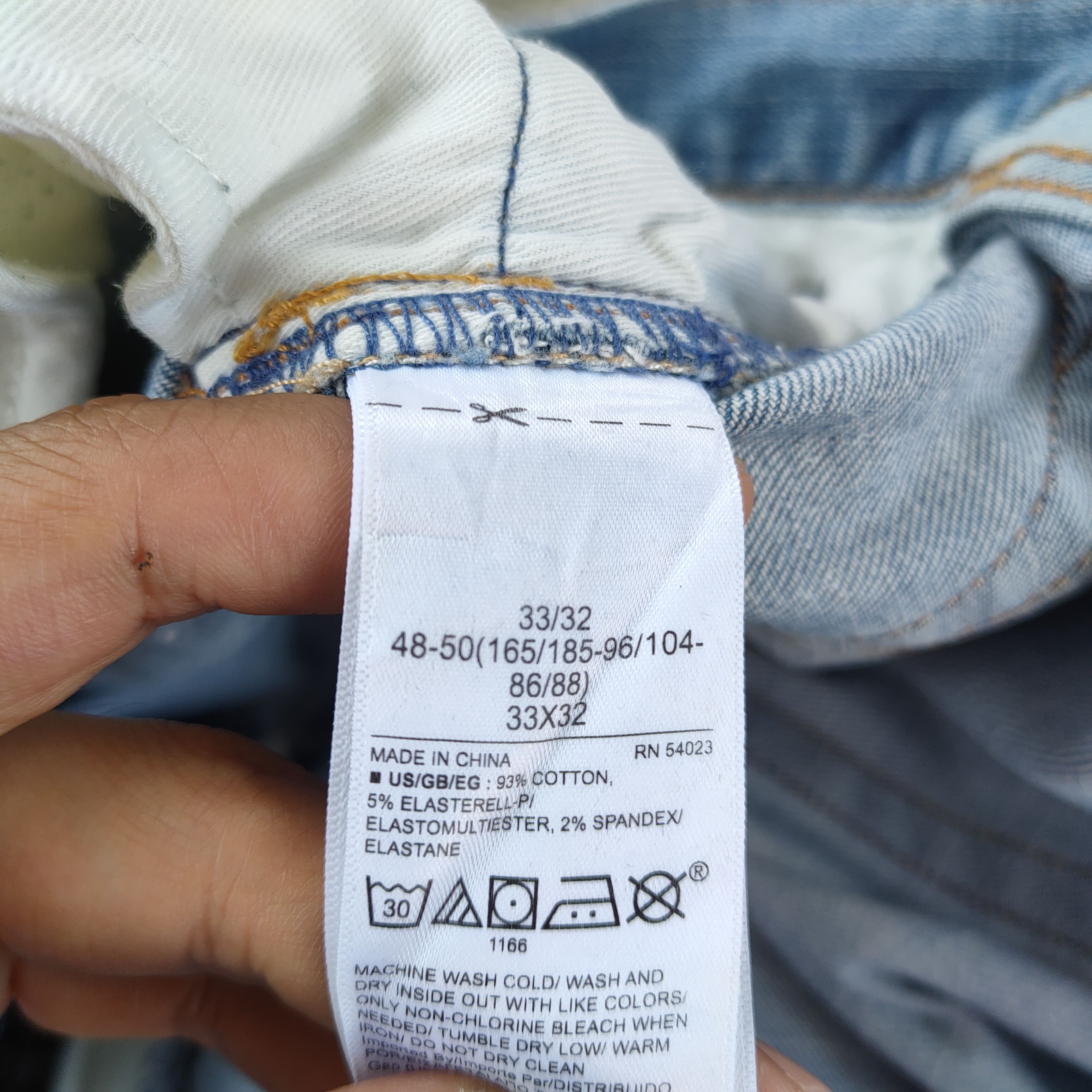 Gap VINTAGE GAP STRAIGHT FADED DISTRESSED JEANS PANTS Size US 36 / EU 52 - 12 Thumbnail