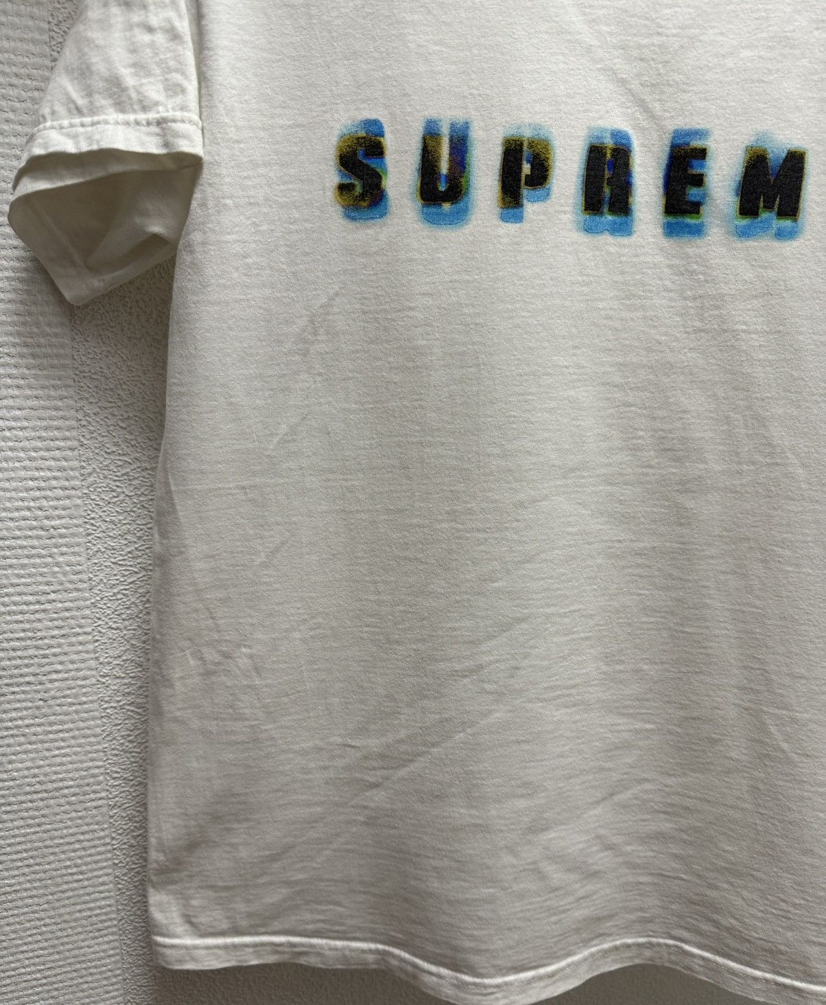 Supreme Supreme white t-shirt 3D emblem M size box logo Size US M / EU 48-50 / 2 - 7 Thumbnail
