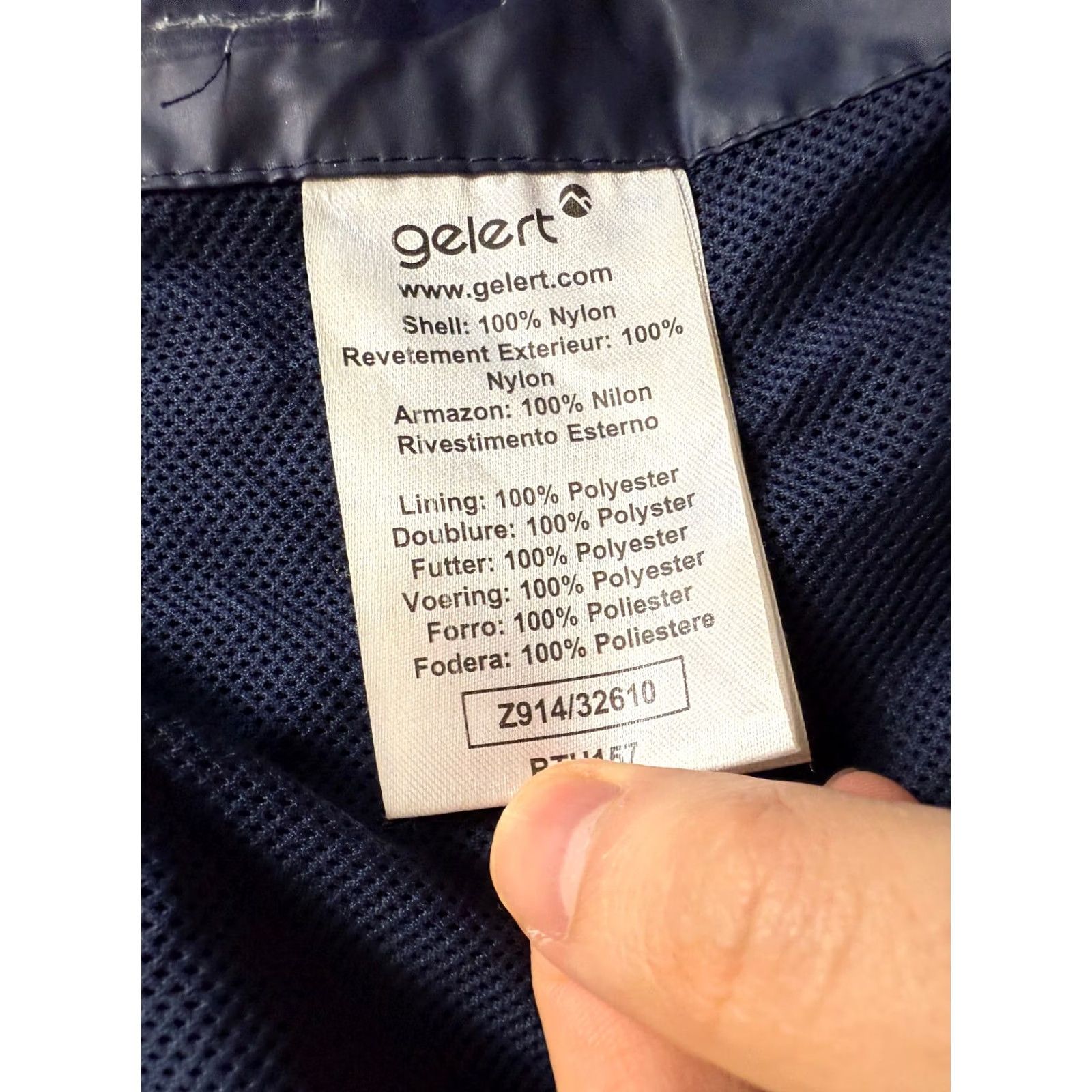Vintage Gelert Nylon Windbreaker Raincoat Jacket Mens L Blue Size US L / EU 52-54 / 3 - 3 Thumbnail