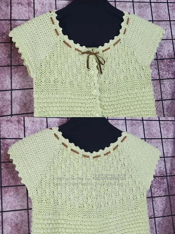 Burberry Burberry Summer Mint Green Knitted Top. Size M / US 6-8 / IT 42-44 - 3 Thumbnail