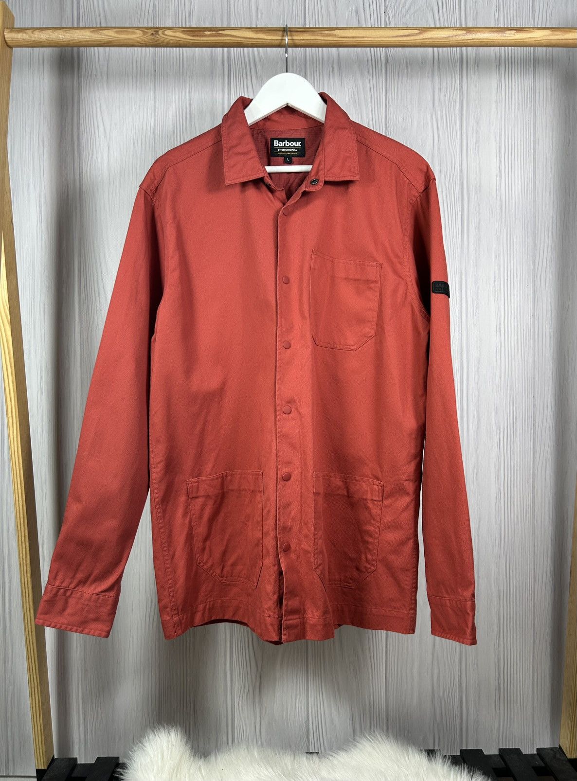 Barbour Barbour International Overshirt Light Jacket size L Size US L / EU 52-54 / 3 - 1 Thumbnail