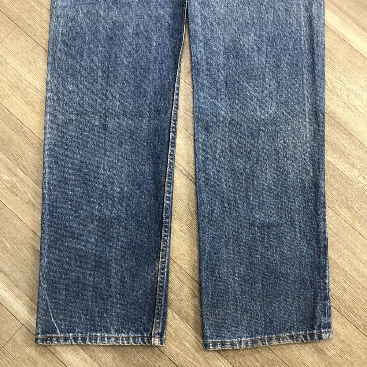 Levi's × Levi's Vintage Clothing 🇺🇸90’s Vintage Levis 501 #520 29x32 Straight Leg Faded Jeans Size US 33 - 14 Thumbnail