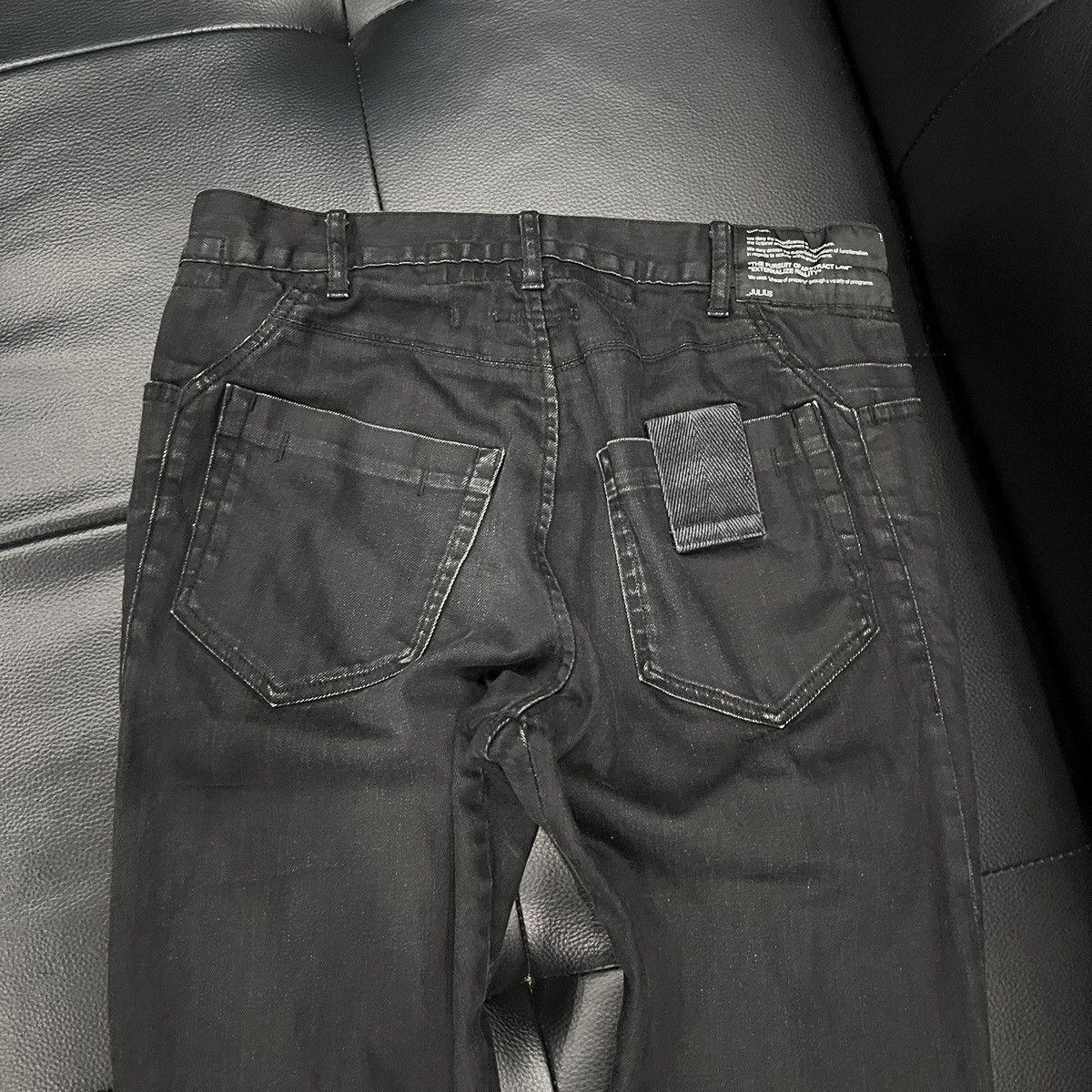 Julius JULIUS 7 SS15 Paneled Skinny Denim Jeans Size US 30 / EU 46 - 6 Thumbnail