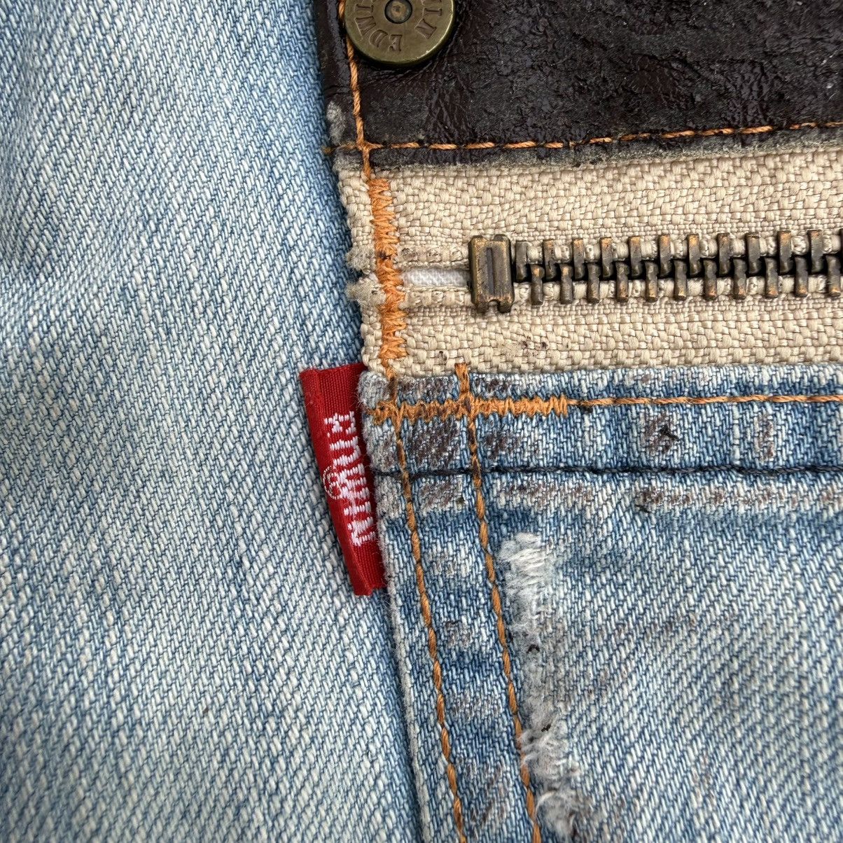 Edwin Vintage Edwin Faded Distressed Denim Jean Pants W36 Size US 34 / EU 50 - 11 Thumbnail