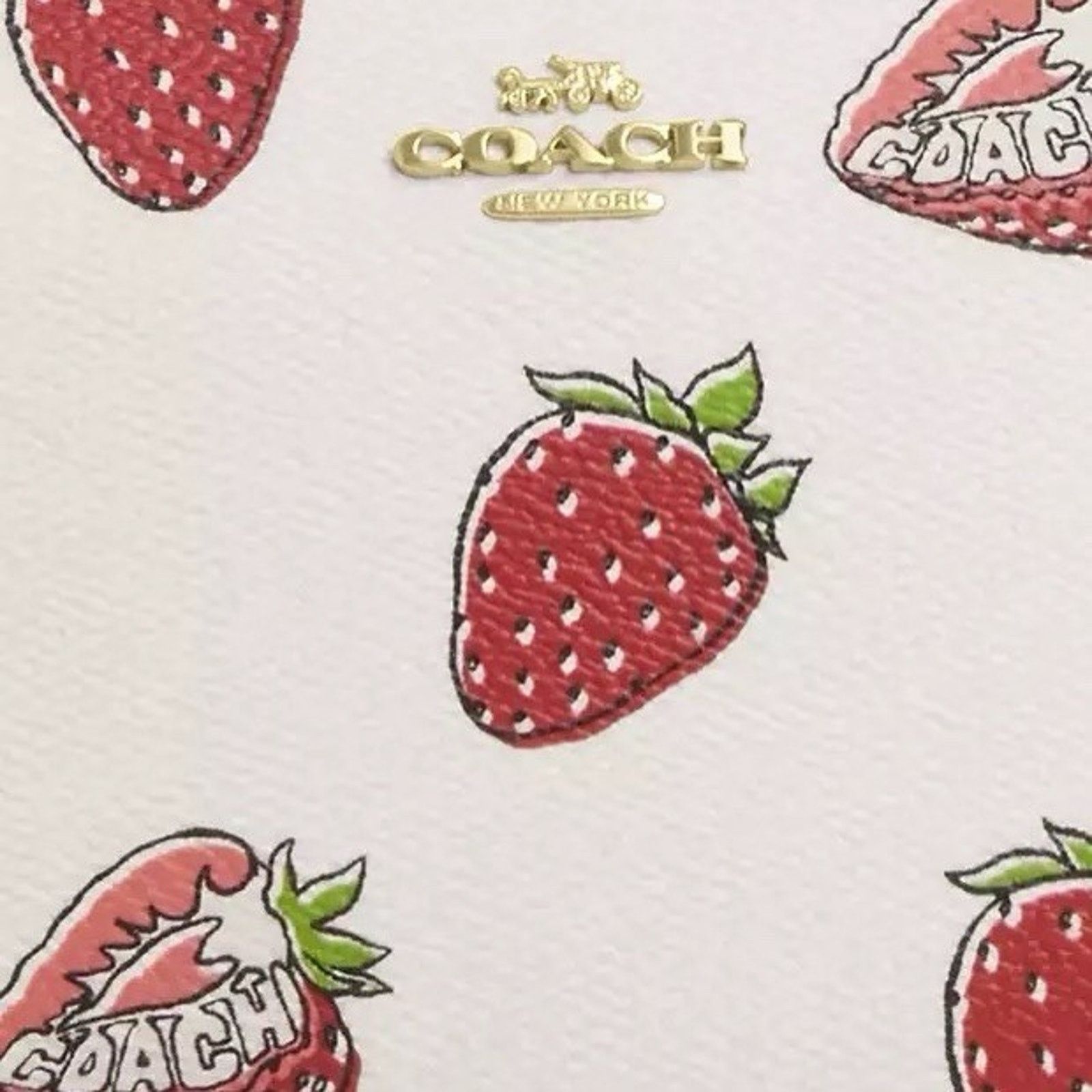 Coach NWT Coach Nolita 19 Leather Shoulder Bag Strawberry CAL25 Size ONE SIZE - 10 Thumbnail