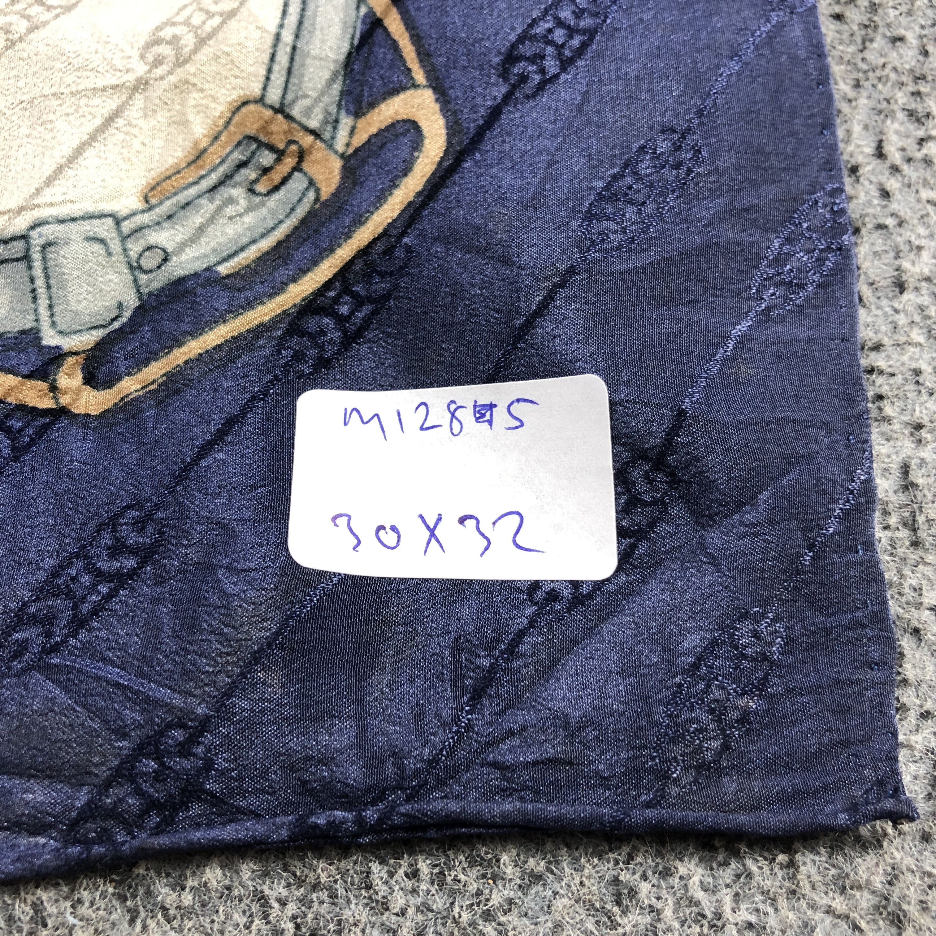 Japanese Brand Vintage Luxury Hand Rolled Silk Scarf M1285 Size ONE SIZE - 11 Thumbnail