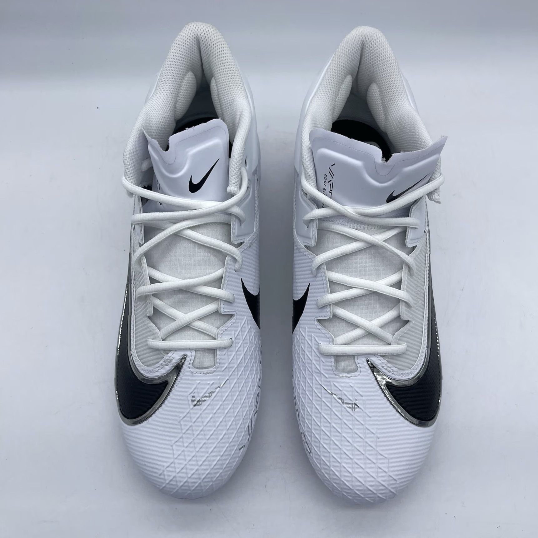 Nike Vapor Edge Elite 2 Carbon White Football Cleats Sneaker  display picture 3