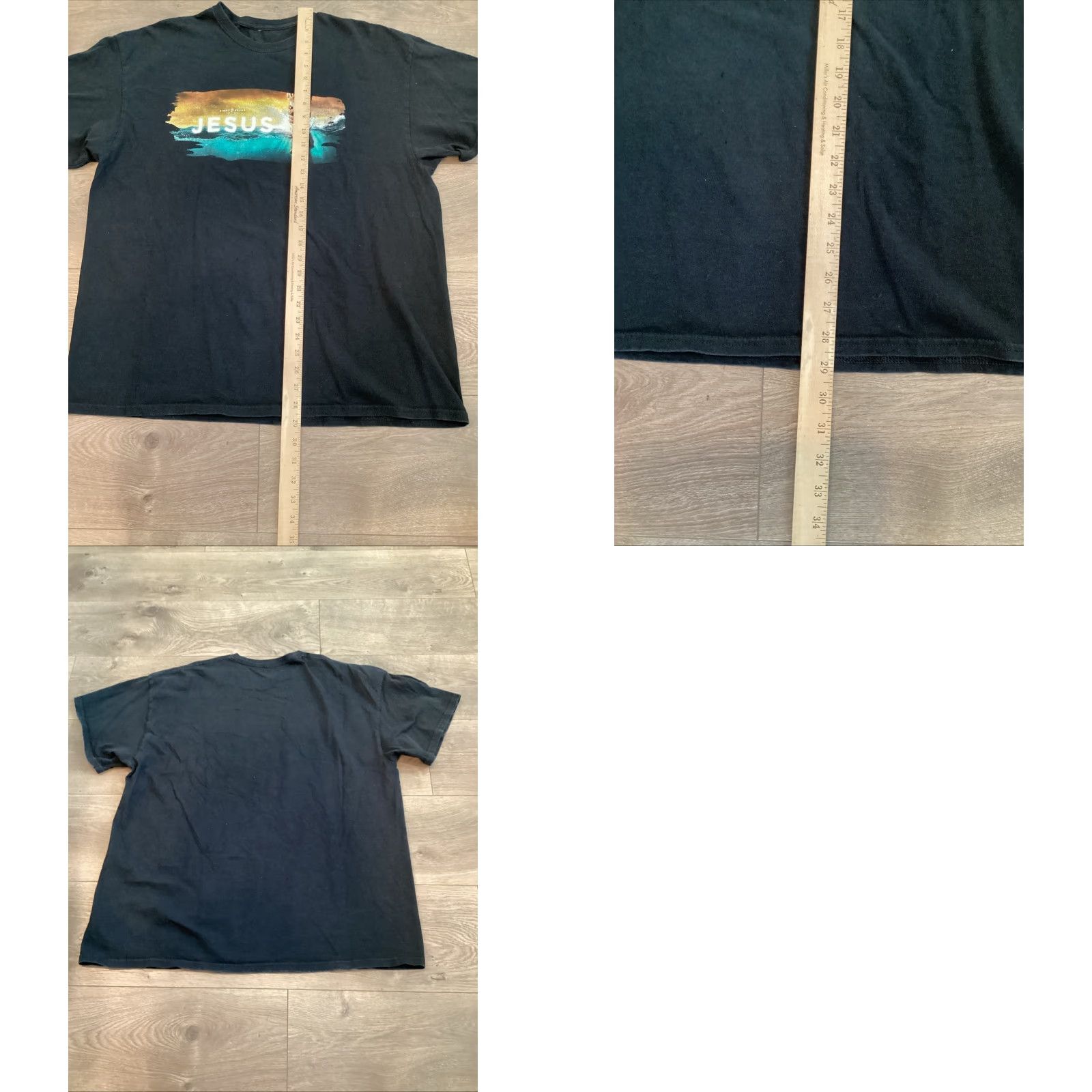 Vintage VINTAGE Jesus Movie Graphic Shirt XL Men Black Cotton 2020 Movie Theme Jesus Print T-Shirt Mens XL Cut Tag Size US XL / EU 56 / 4 - 8 Thumbnail