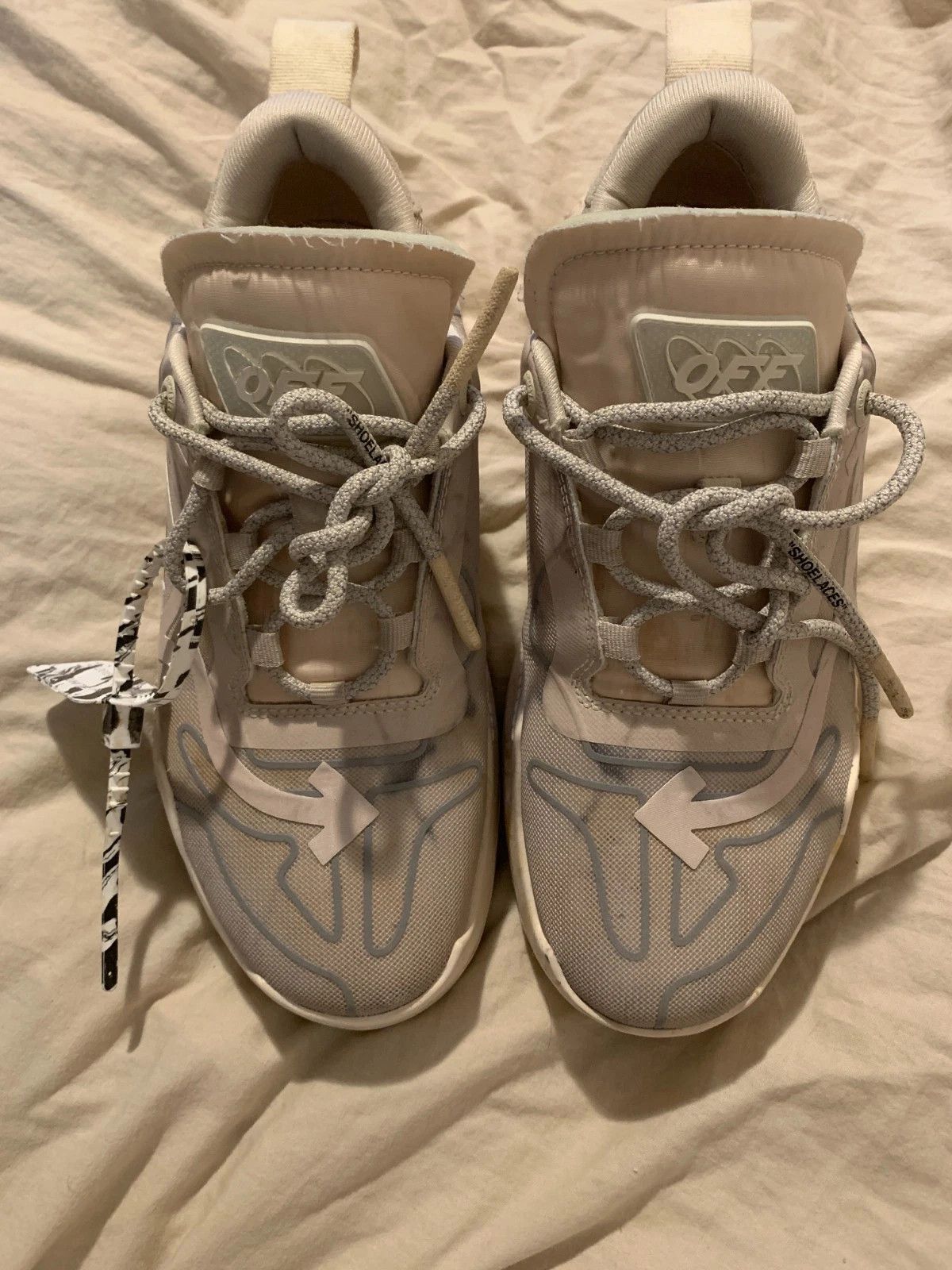 Off-White Off-White ODSY-1000 Beige Sneakers Size US 9.5 / EU 42-43 - 6 Thumbnail
