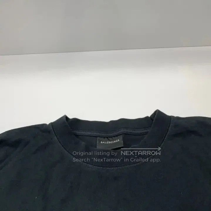 Balenciaga Balenciaga SS23 Logo Print Black T. Size US XL / EU 56 / 4 - 1 Thumbnail