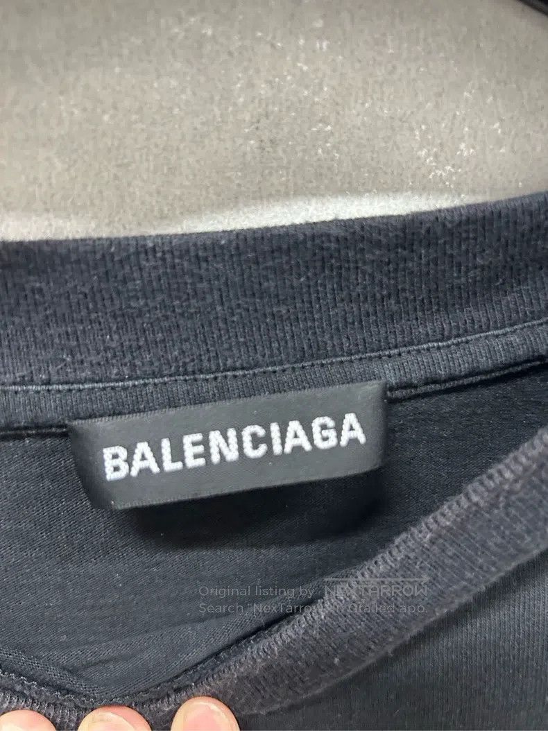Balenciaga Balenciaga Band T-Shirt Size US M / EU 48-50 / 2 - 2 Thumbnail