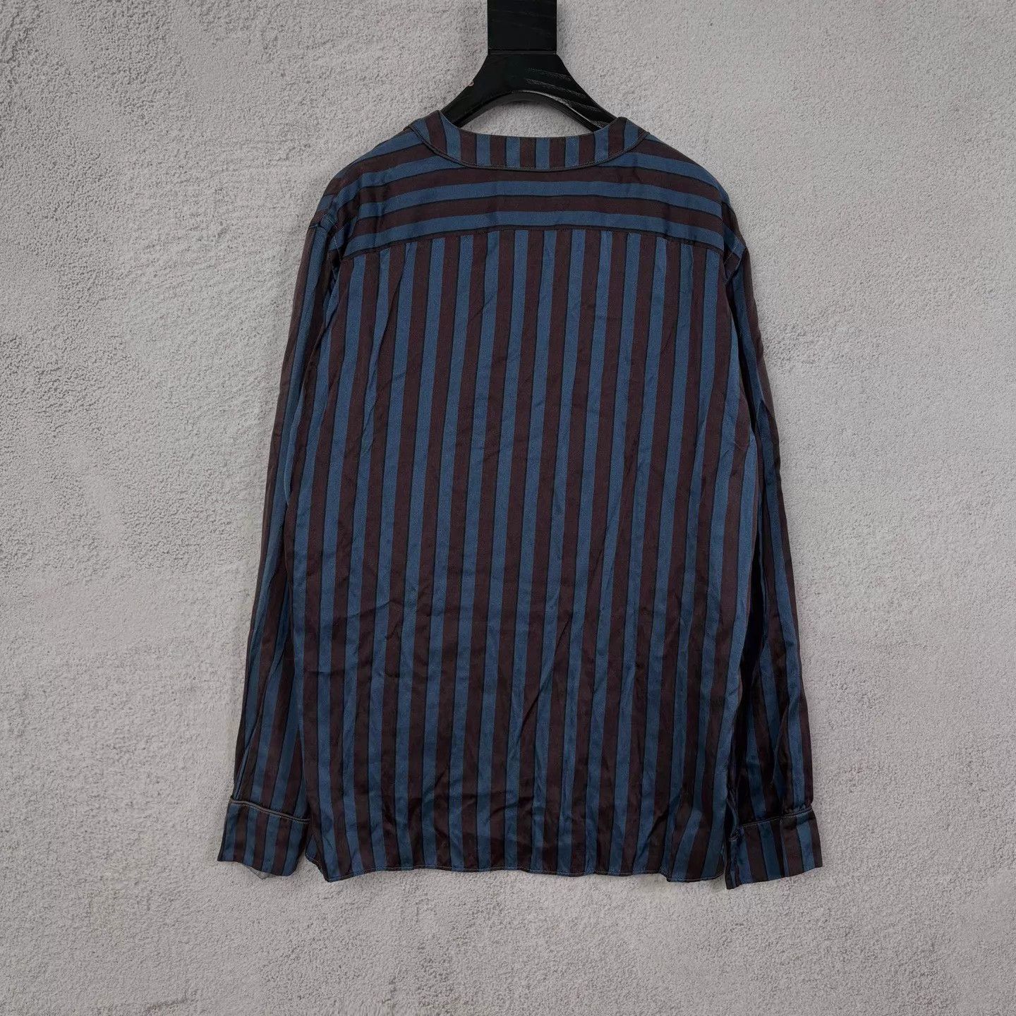 Burberry BURBERRY classic stripe silk pajama shirt NWT M Size US M / EU 48-50 / 2 - 2 Thumbnail