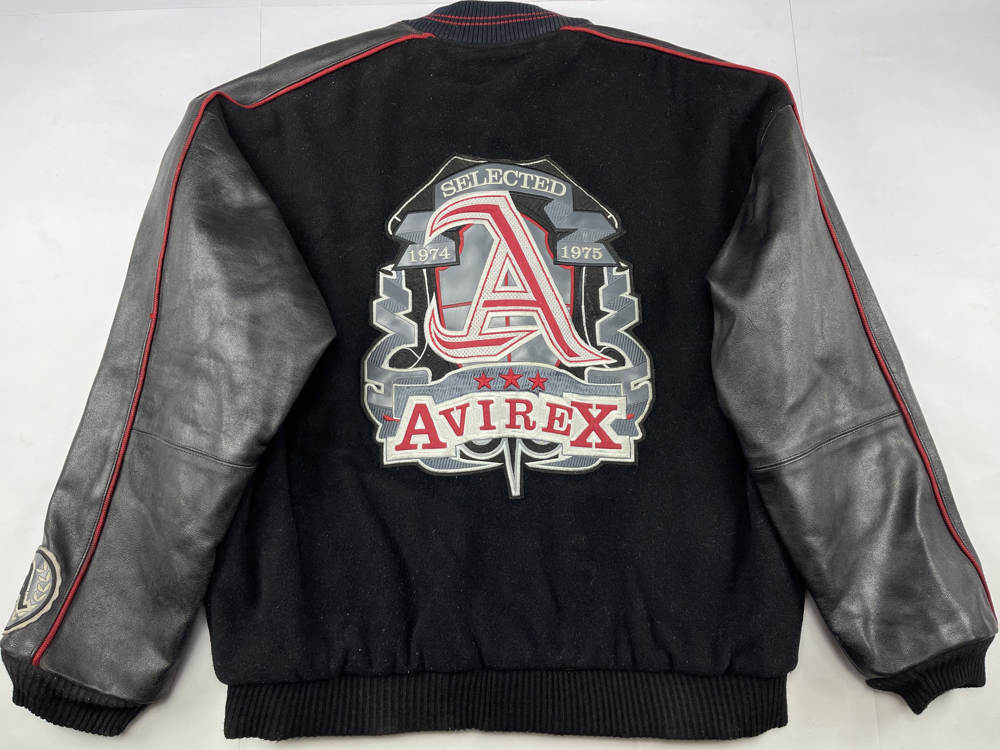 Avirex AVIREX jacket, wool vintage 90s hip hop 1990s hip hop XL Size US XL / EU 56 / 4 - 1 Thumbnail