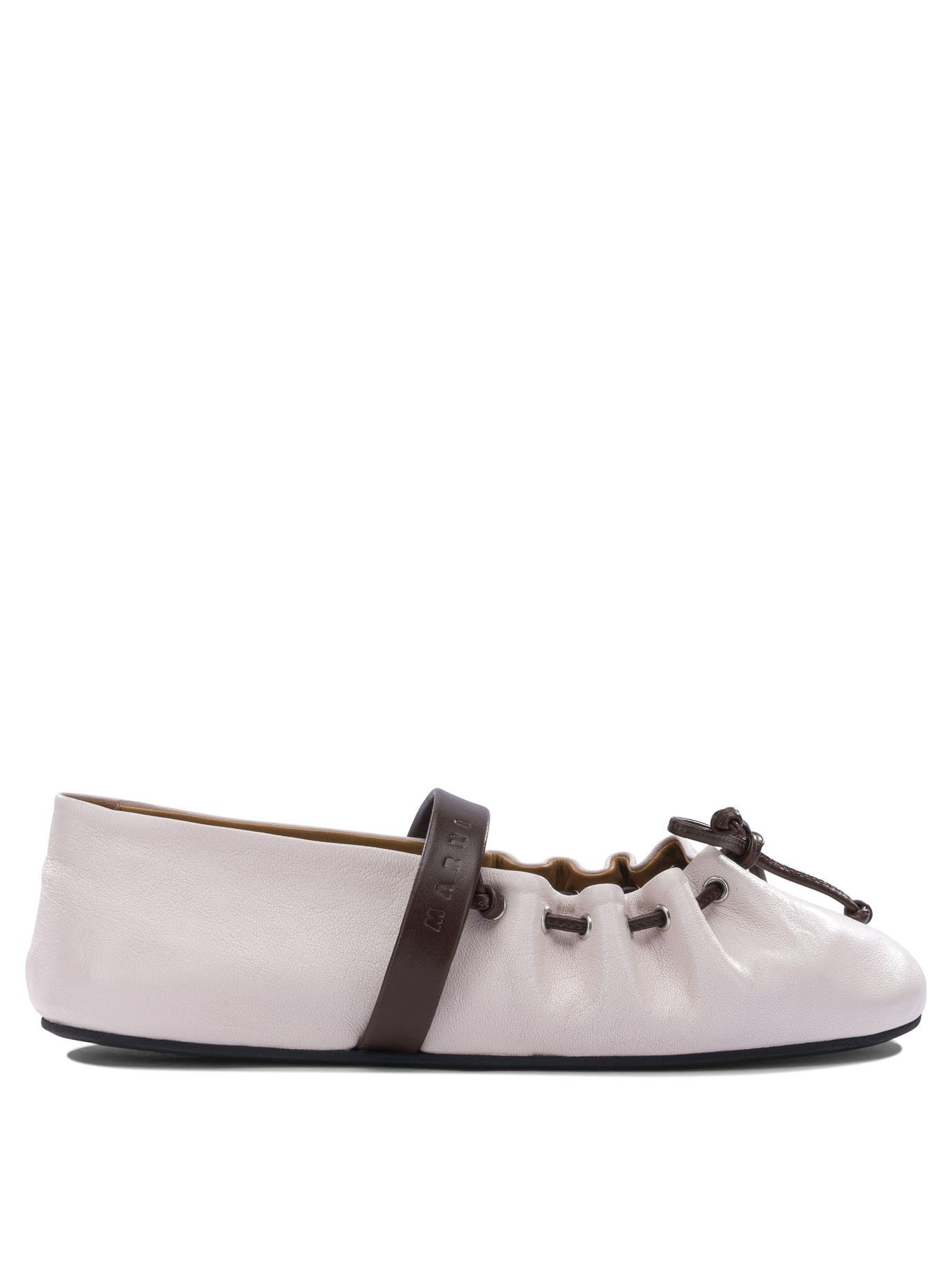 Marni Mary Jane Leather Ballet Flats IT 40 Women - USA Duties Paid