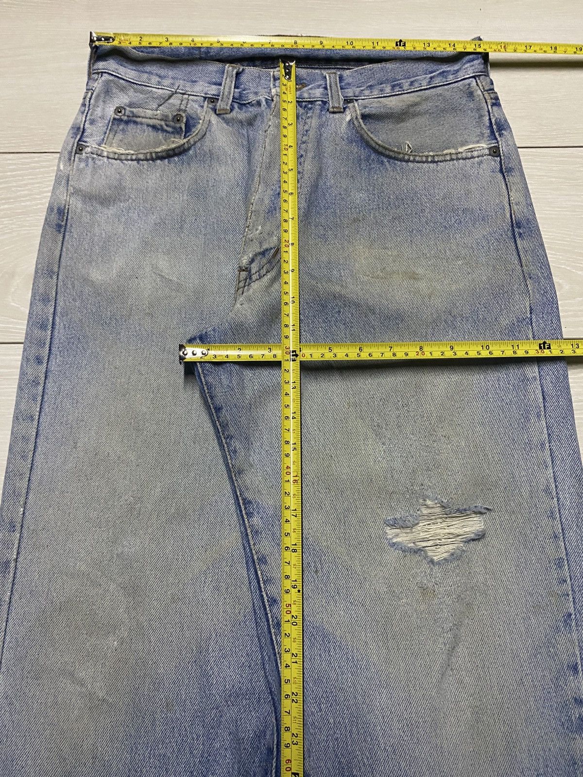 Maison Margiela Vintage 80s Liberto Made in Italy Denim Jeans Natural Fade Size US 30 / EU 46 - 12 Thumbnail