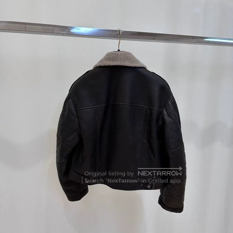 Brunello Cucinelli Brunello Cucinelli Leather Fleece Jacket Size XS / US 0-2 / IT 36-38 - 4 Thumbnail
