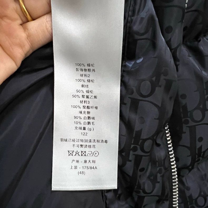 Dior Dior Black full-print old-fashioned down jacket 2502-Nextar Size US M / EU 48-50 / 2 - 4 Thumbnail