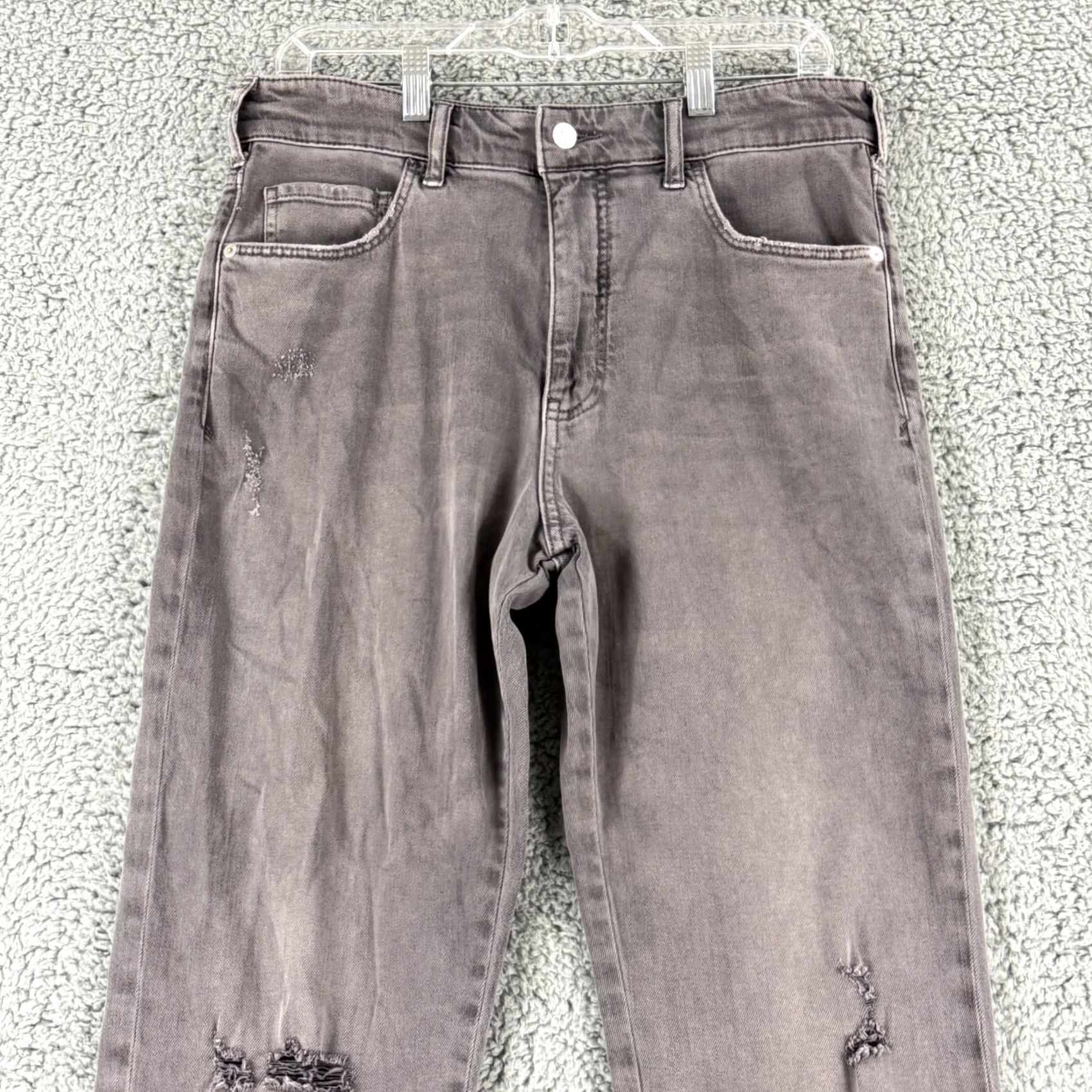 Vintage Anthropologie Pilcro Boyfriend Jeans Womens Size 28 Gray Relaxed Denim Size 28" / US 6 / IT 42 - 2 Thumbnail