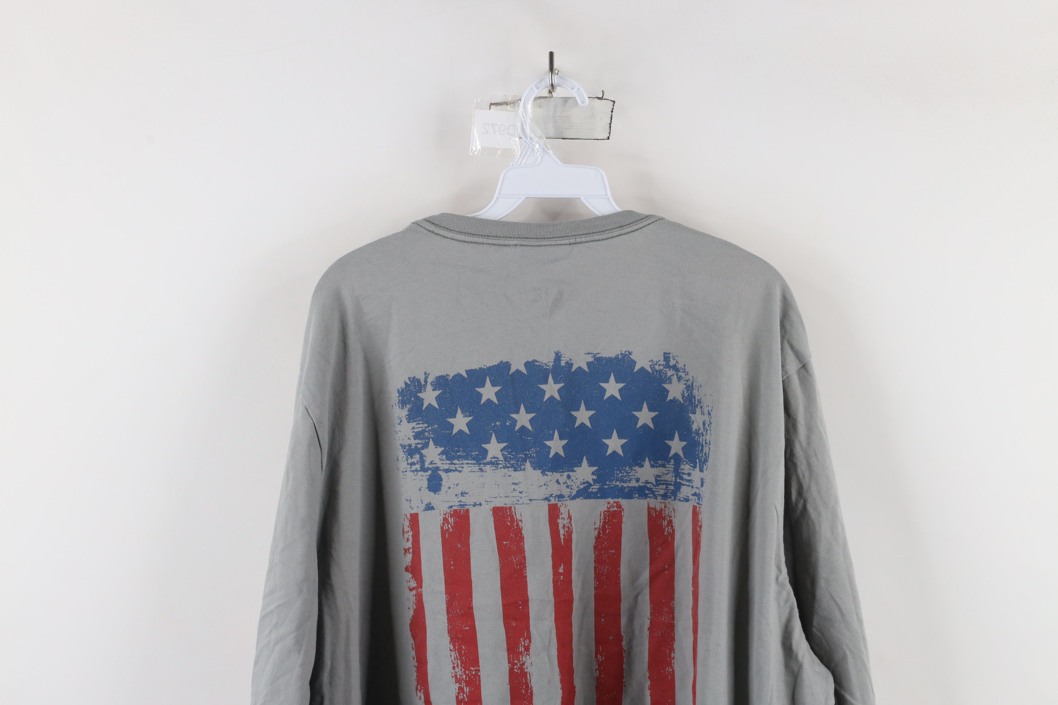 Ariat × Vintage Ariat Spell Fire Flame Resistant Long Sleeve T-Shirt Gray Size US XXL / EU 58 / 5 - 16 Thumbnail