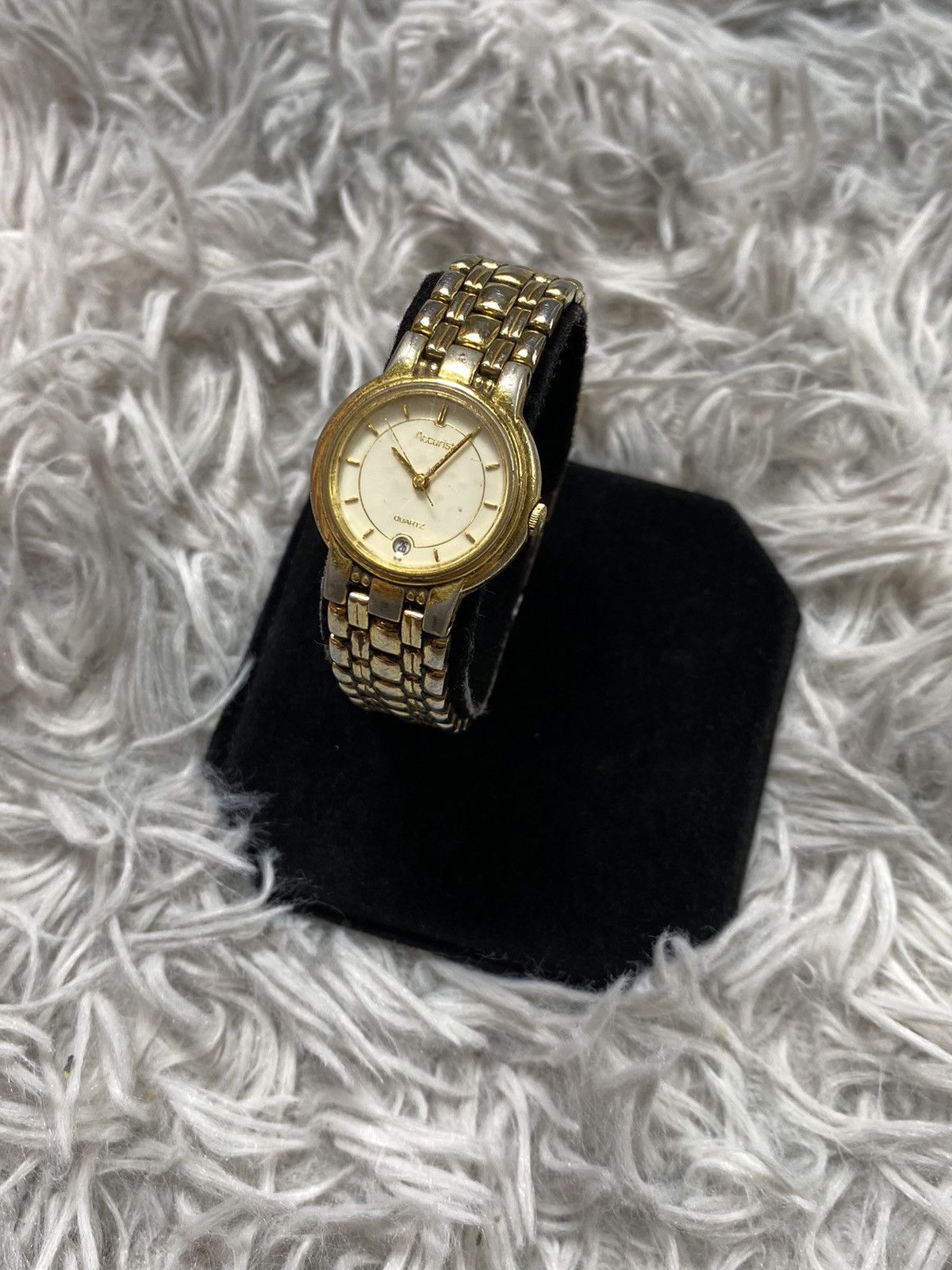 Japanese Brand × Vintage Accurist Gold-Tone Quartz Watch - Japanese Brand Size ONE SIZE - 1 Thumbnail