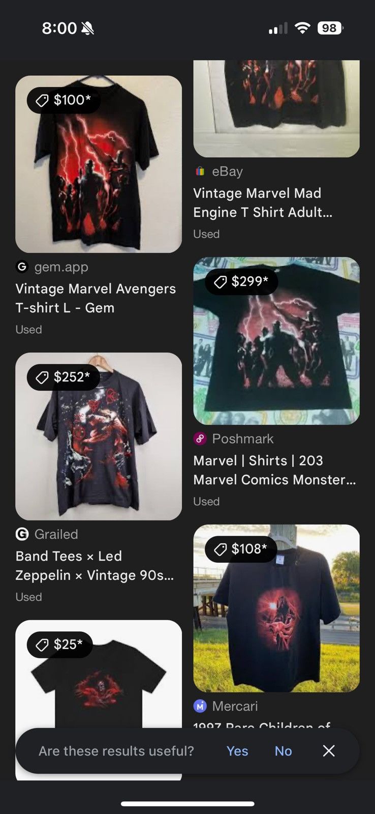 DC Comics × Marvel Comics × Vintage Y2K Marvel Mad Engine Skrulls “Avengers Secret Invasion” Tee Size US S / EU 44-46 / 1 - 7 Thumbnail