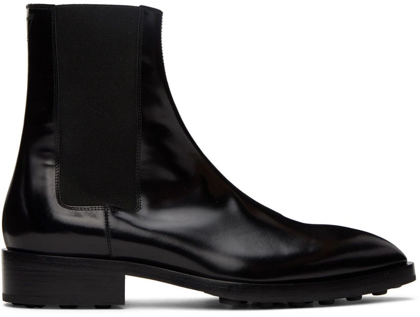 Jil Sander $1500 Jil Sander Black Pointed Toe Chelsea Boot Size US 10 / EU 43 - 2 Thumbnail