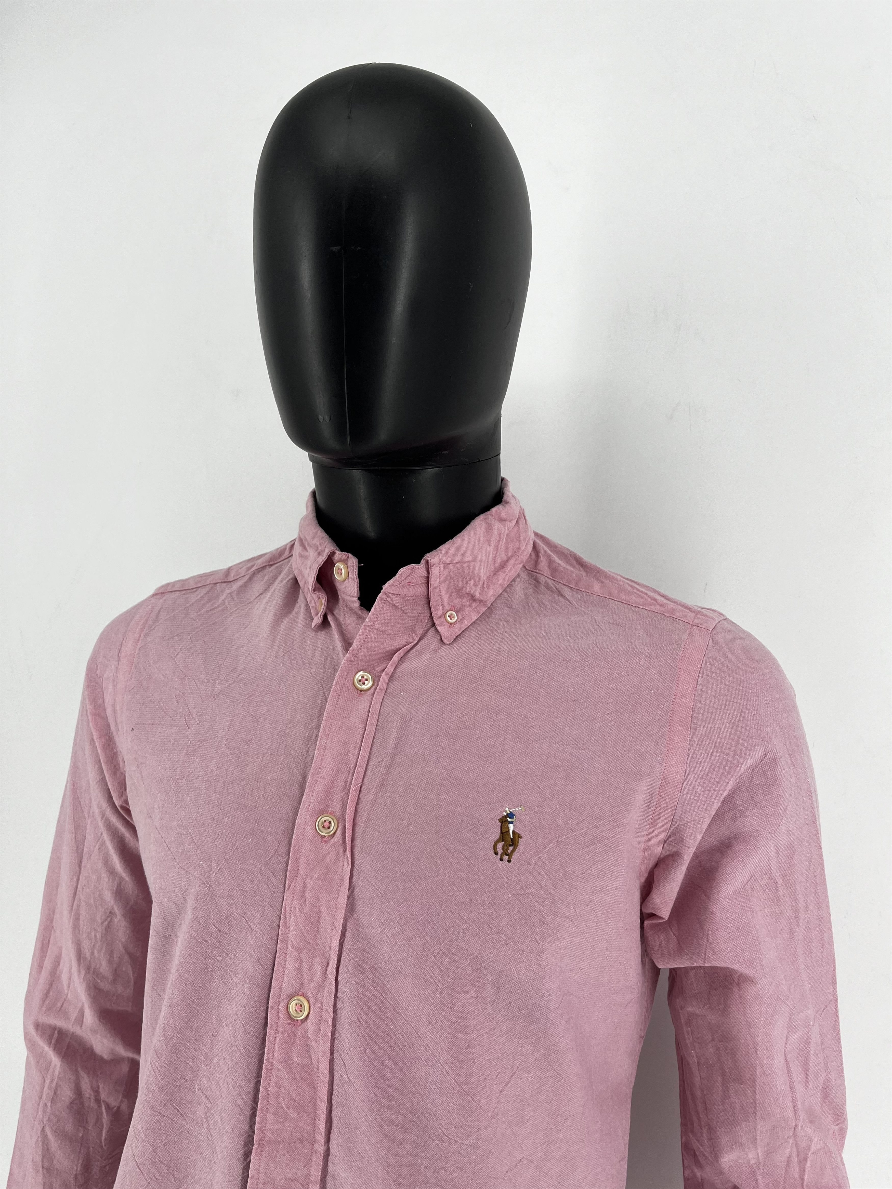 Polo Ralph Lauren Vintage Pink Shirt Polo Ralph Lauren Size S Rare Size US S / EU 44-46 / 1 - 7 Thumbnail
