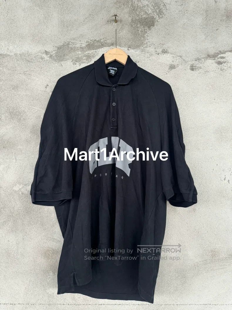 Jean Paul Gaultier Jean Paul Gaultier Logo Deconstructed Polo Shirt Size US XS / EU 42 / 0 - 1 Thumbnail