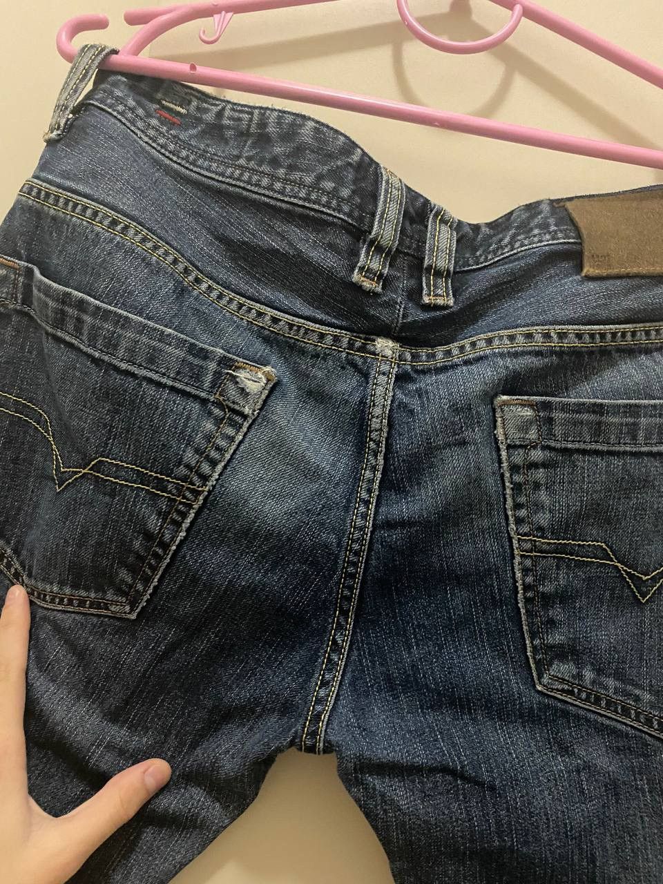 Diesel × Jean × Vintage Vintage diesel denim distressed jeans pants Size US 31 - 13 Thumbnail